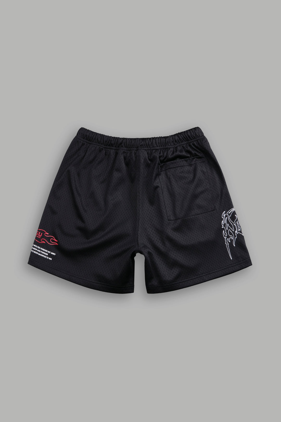 Shadow Hesh Mesh Shorts in Black