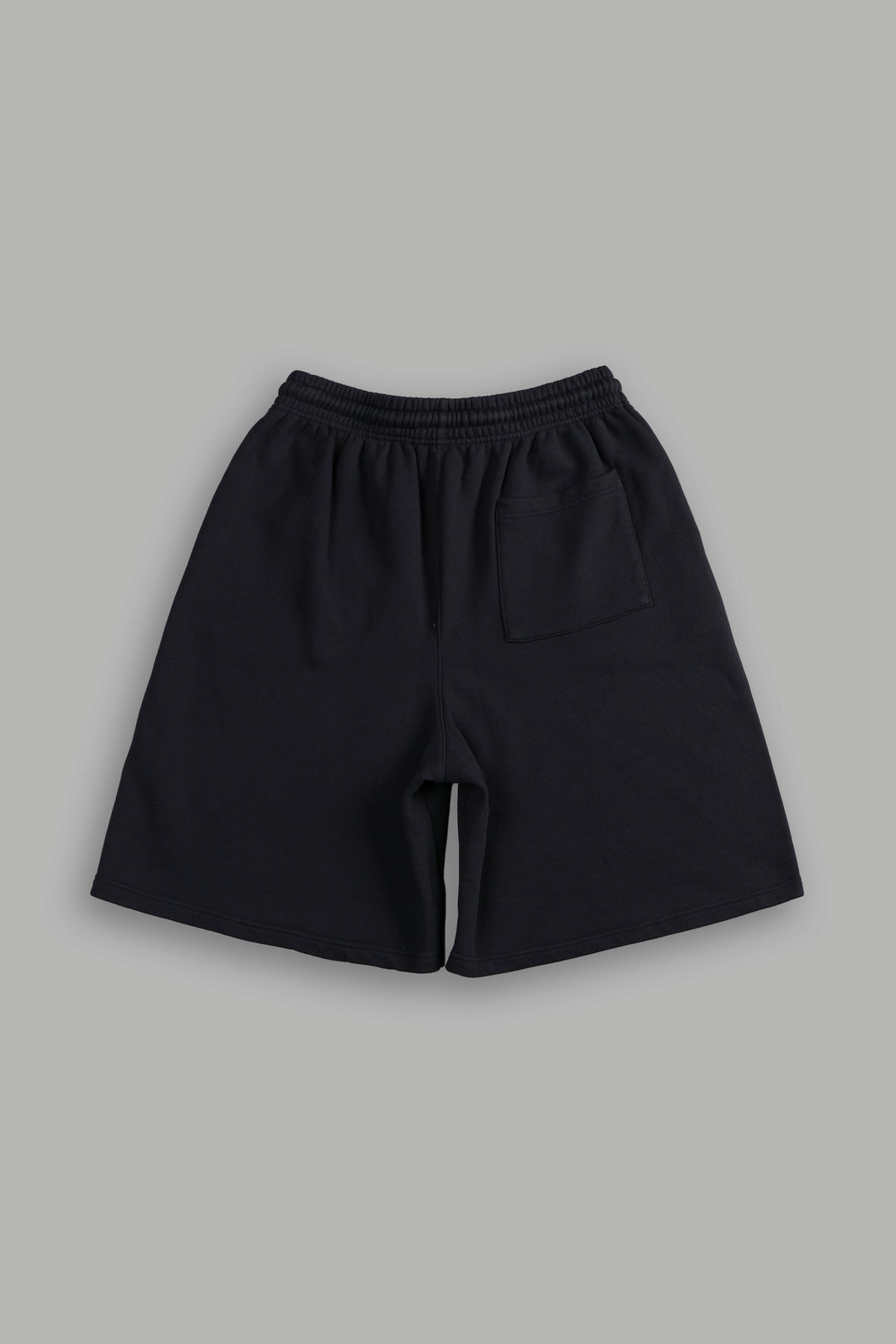 Dual Oversized Osiris Sweat Shorts in Black