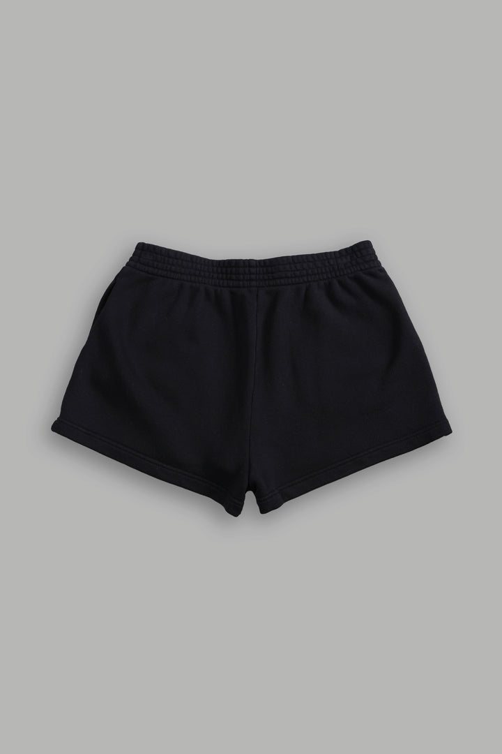 Dual Ellie Sweat Shorts in Black