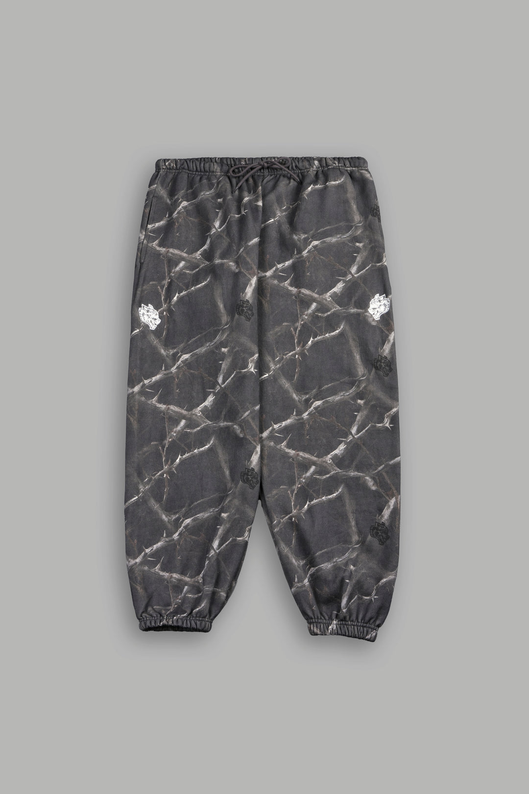 Dual Wolf Lightweight Lounger Sweat Pants In Darc Thorns