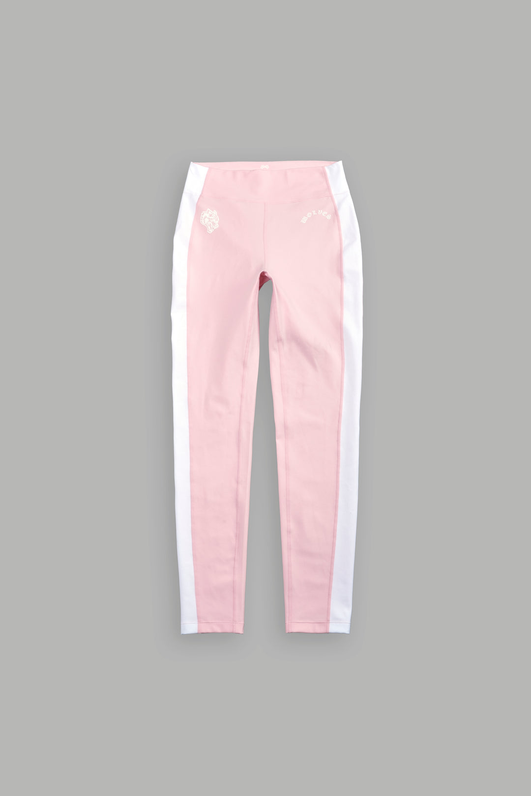 Chopper Wolf "Celine" Stripe Energy Leggings in Warm Blush
