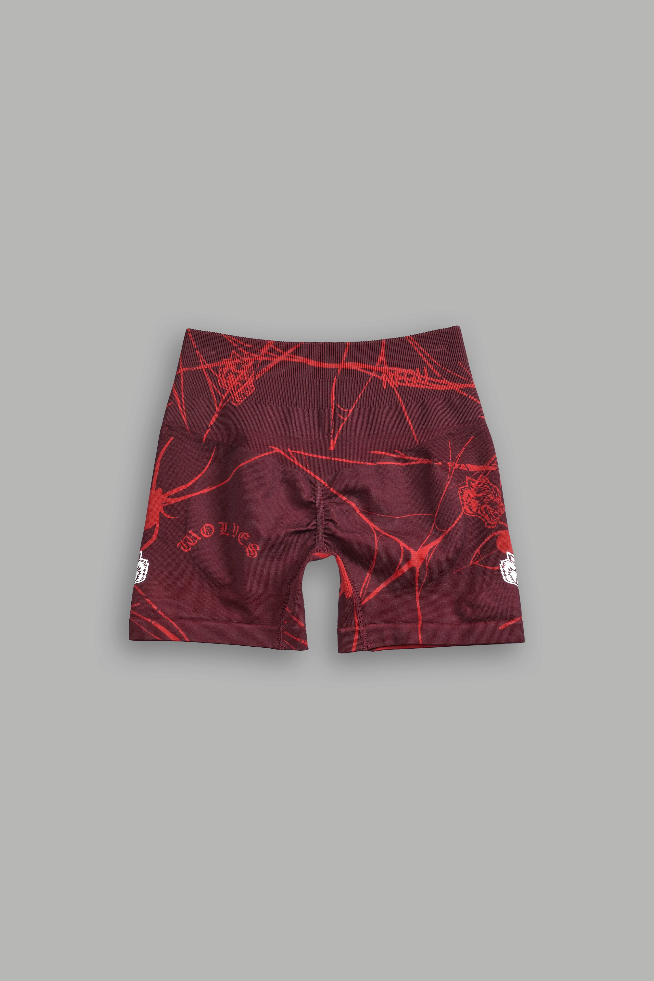 Dual Wolf Everson Seamless "Sierra" Shorts in Roman Spider Web