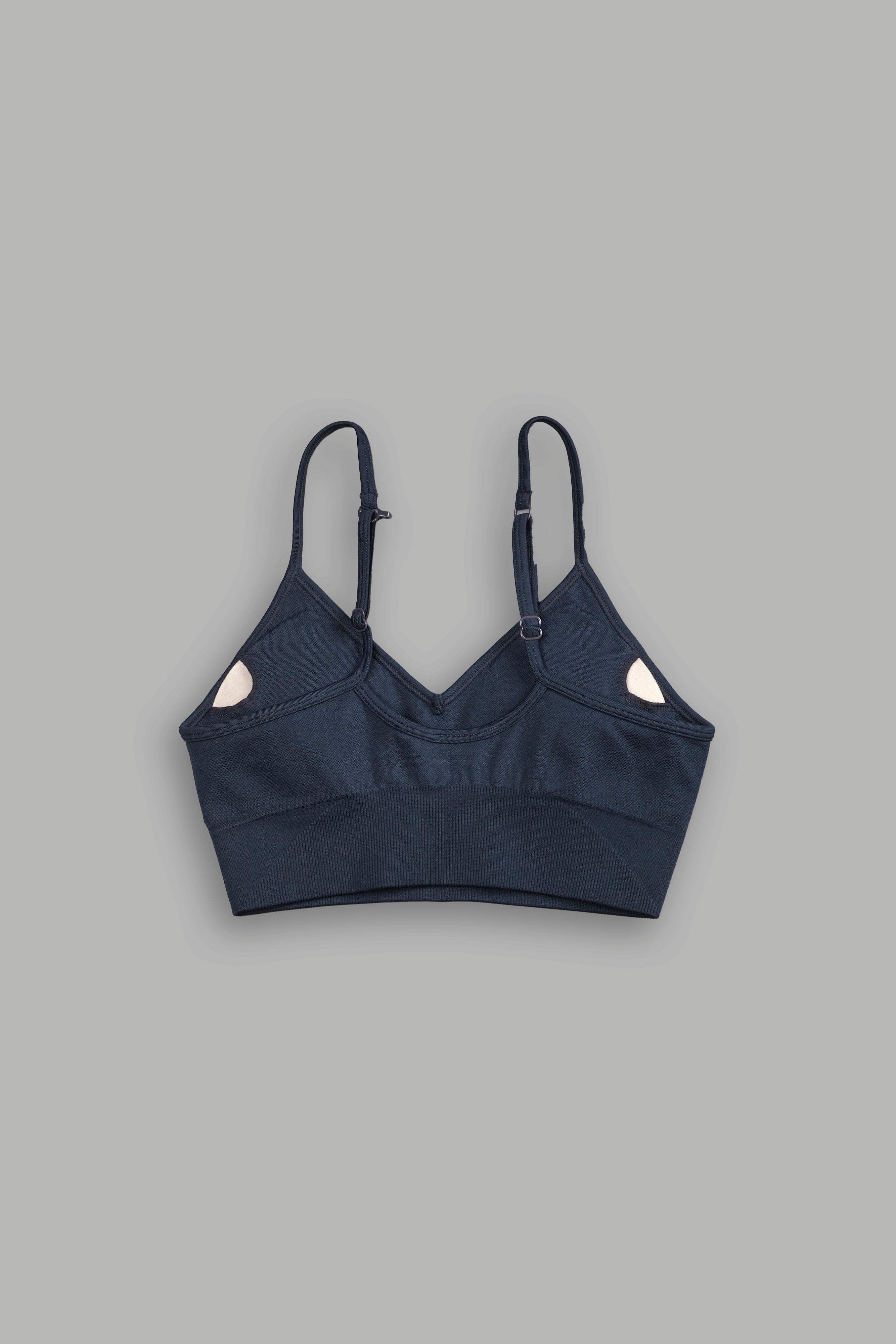 From The Shadows "Everson Seamless" Sports Bra in Midnight Blue