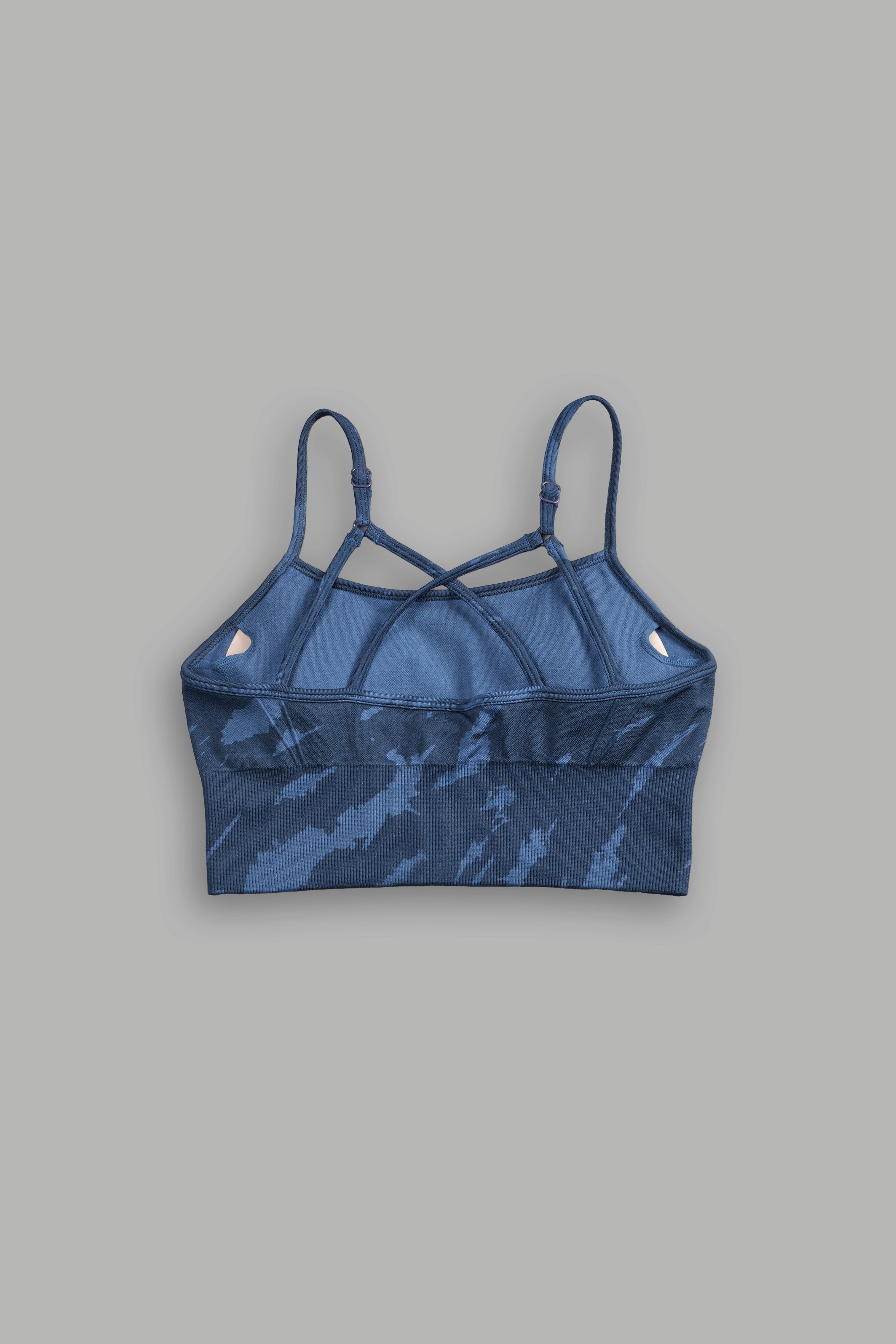 Single Wolf "Everson Seamless" Huxley Bra in Ocean Blue Native Camo