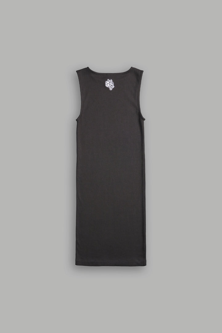 Single Wolf Tyrell Tank Dress in Wolf Gray
