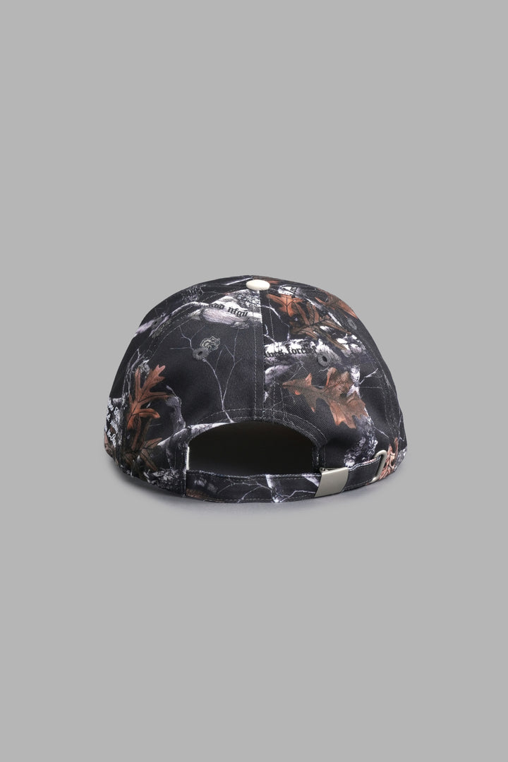 Our Lane 5 Panel Hat in Darc Woodland Camo/Cream