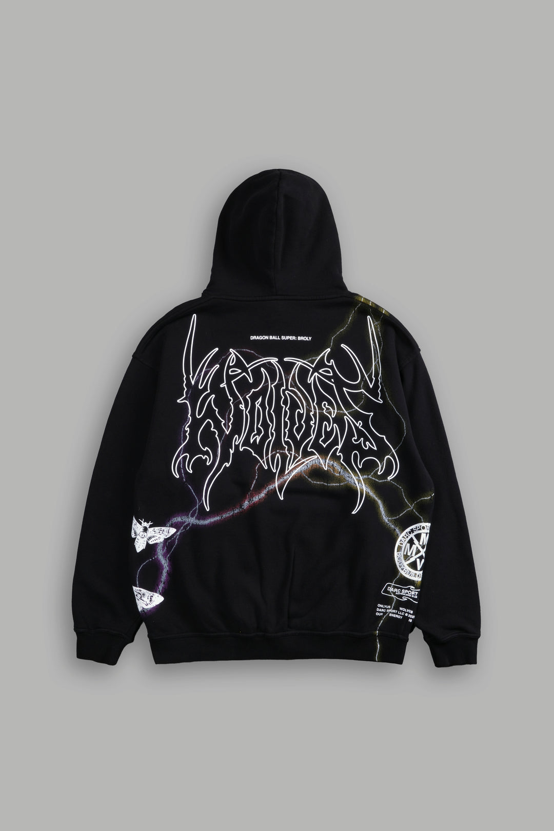 Broly "Side-By-Side" Pierce Hoodie in Black