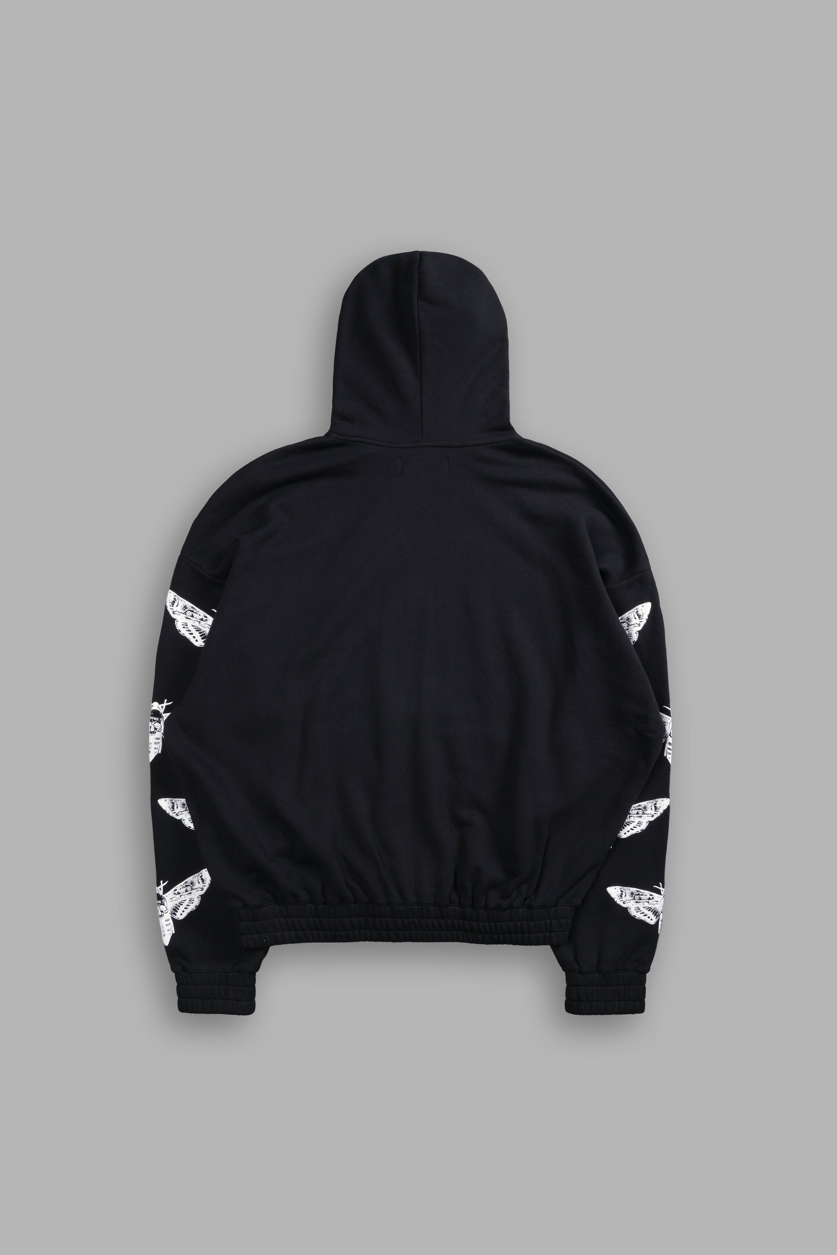 Reborn "Chambers" Zip Hoodie in Black