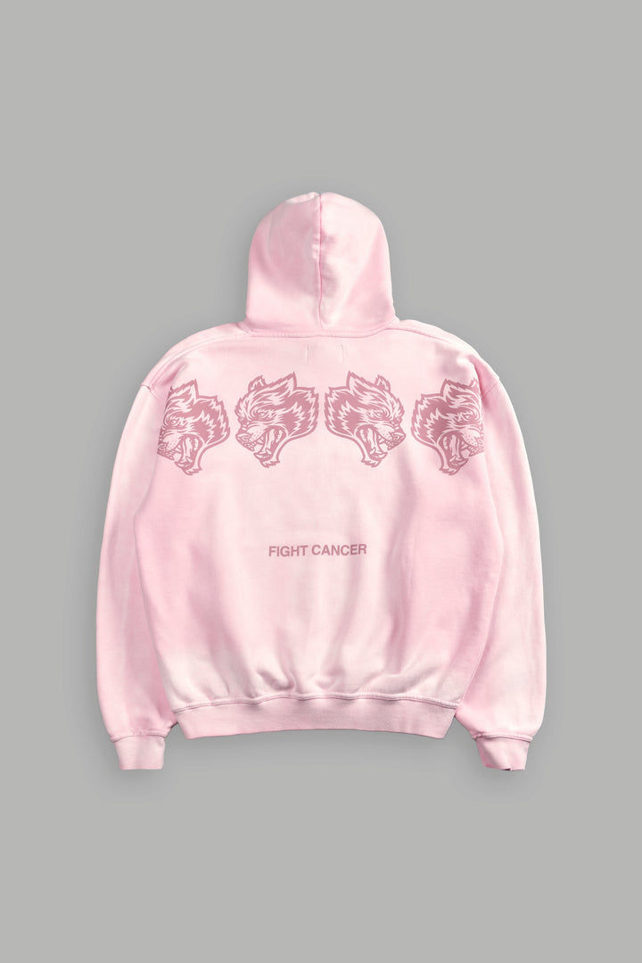Wolves Have Your Back Unisex "Bishop" Hoodie in Cherry Blossom Halo Wash