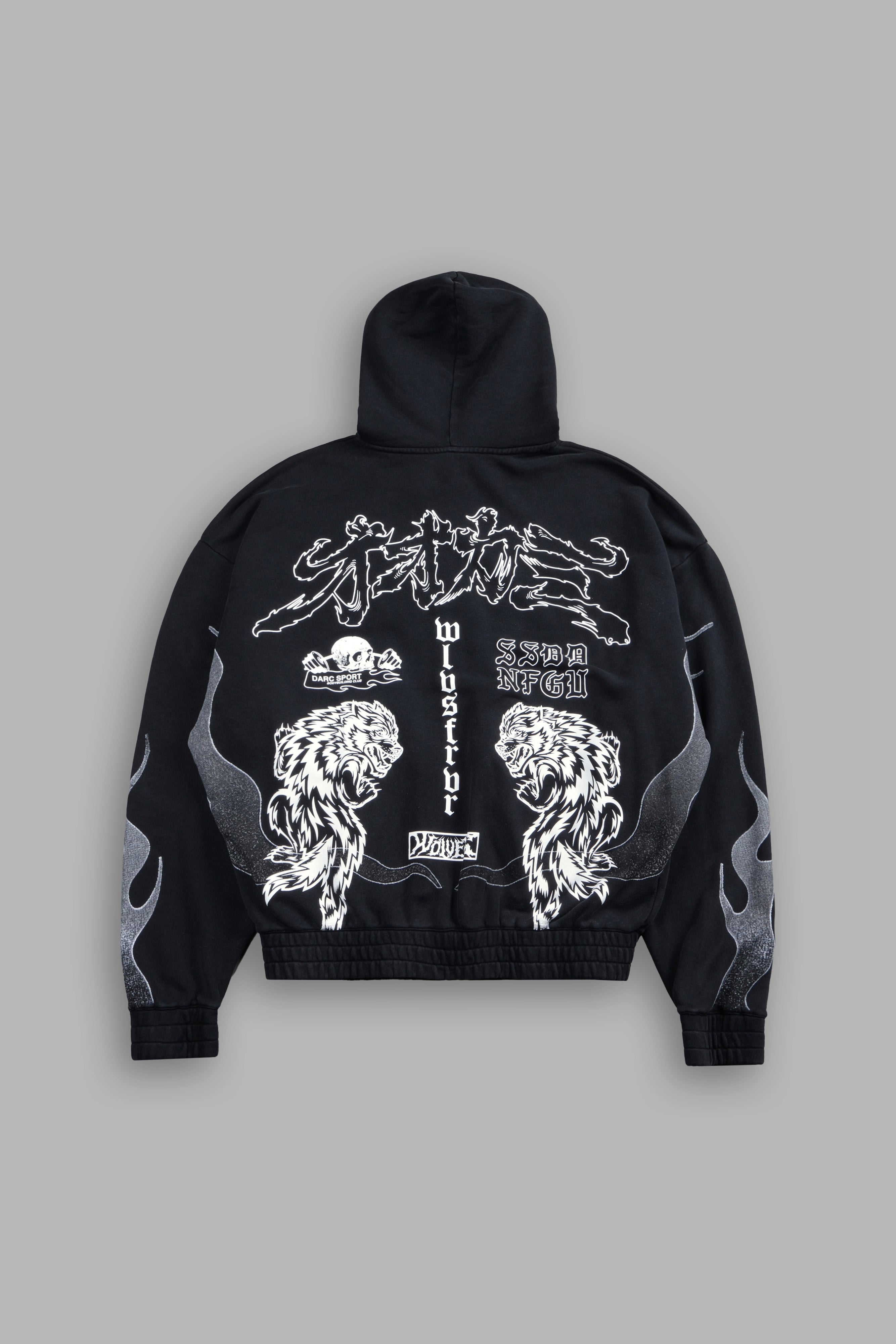 Our Code Chambers Zip Hoodie in Black