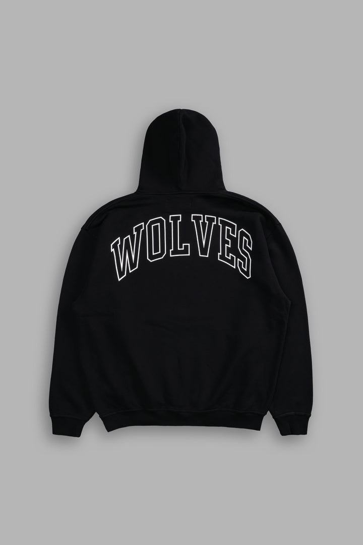 Wolf Loyalty "Pierce" Hoodie in Black