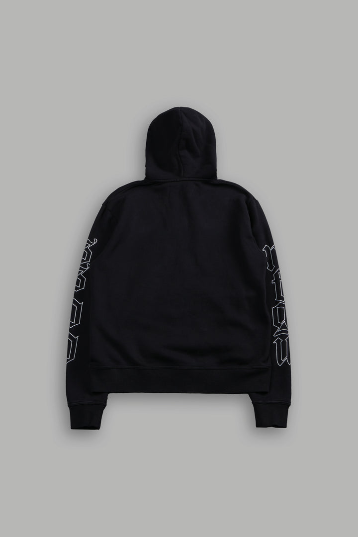SSDDNFGU Donnie "Zip Up" Hoodie in Black