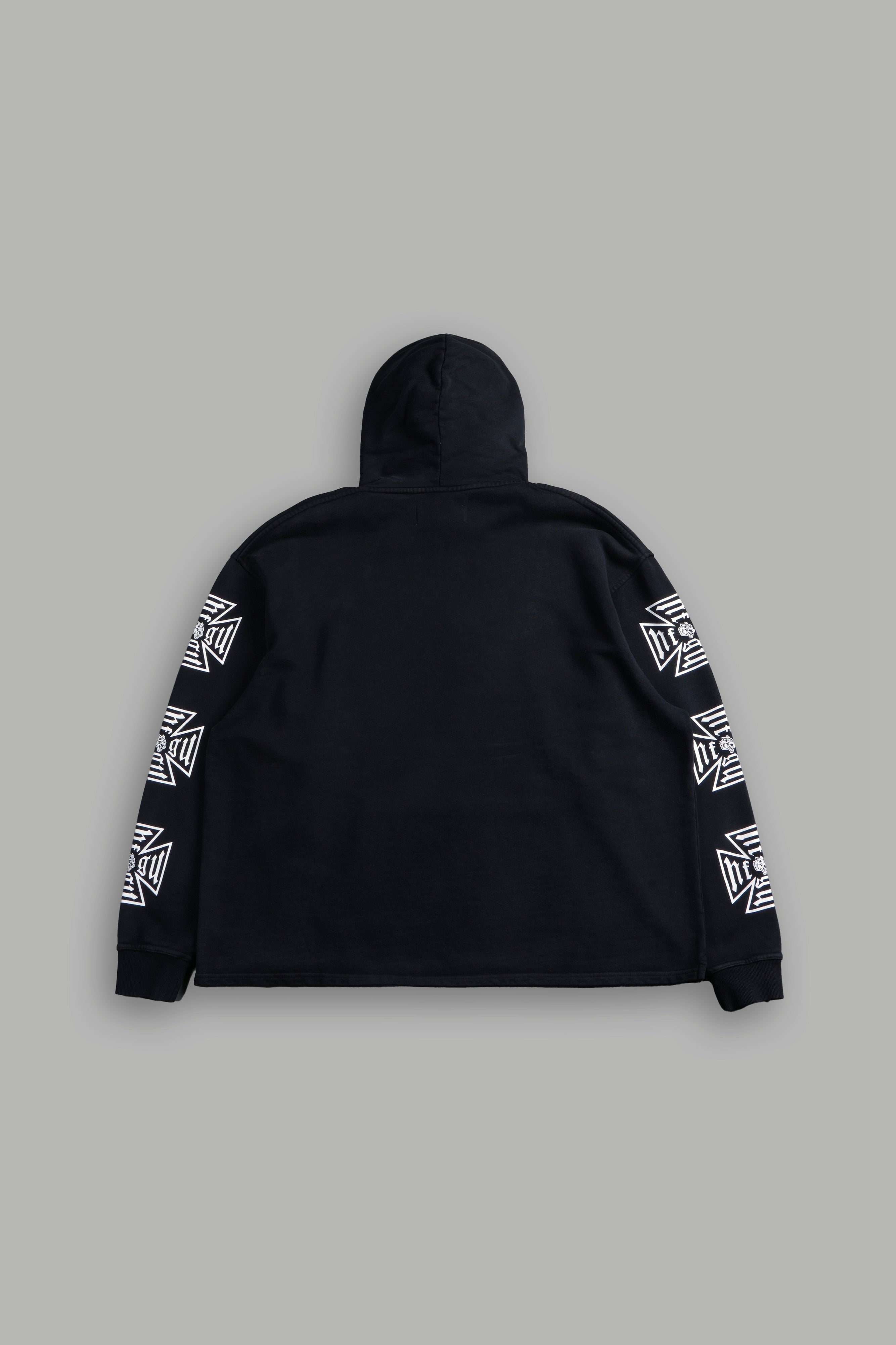 True to Our Core "Moaty" Hoodie in Black Drift Wash