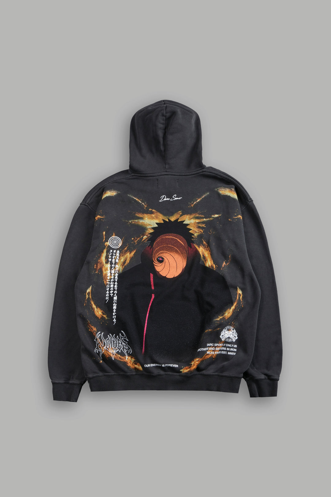 Behind the Mask "Pierce" Hoodie in Wolf Gray