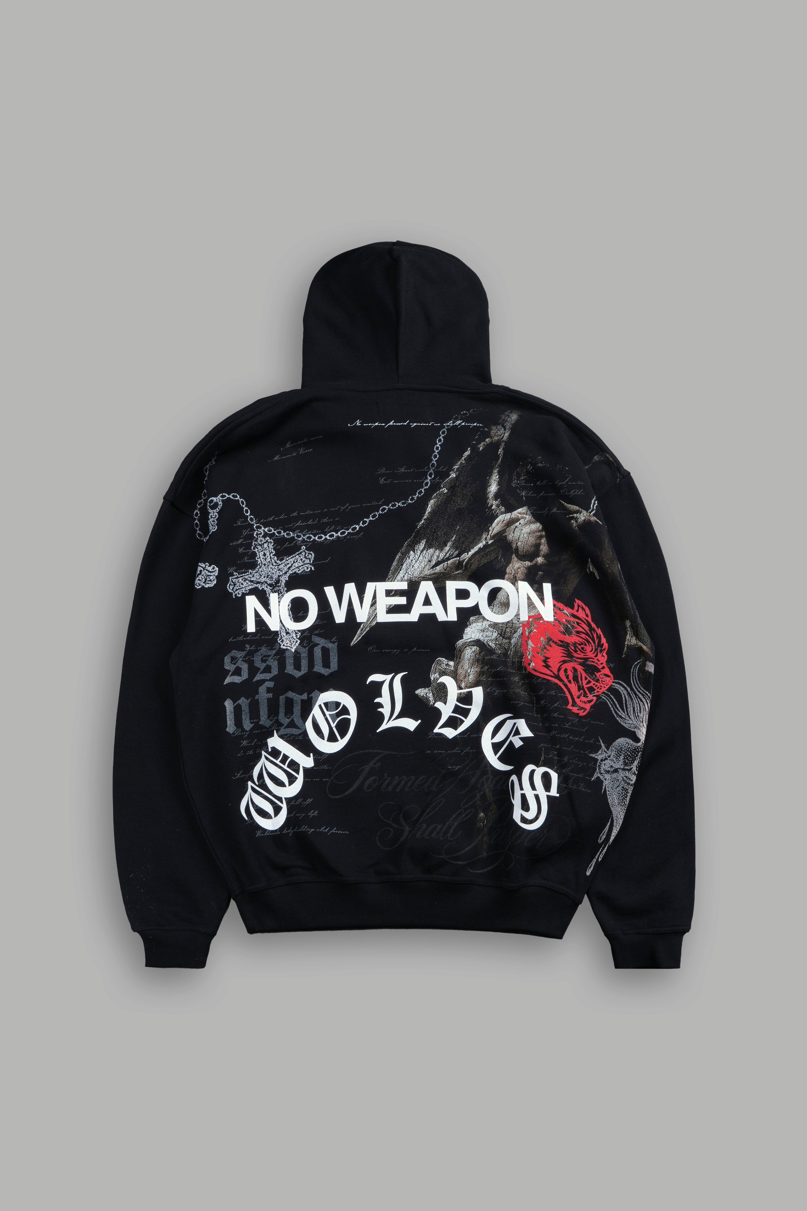 The Fallen "Grunge" Hoodie in Black