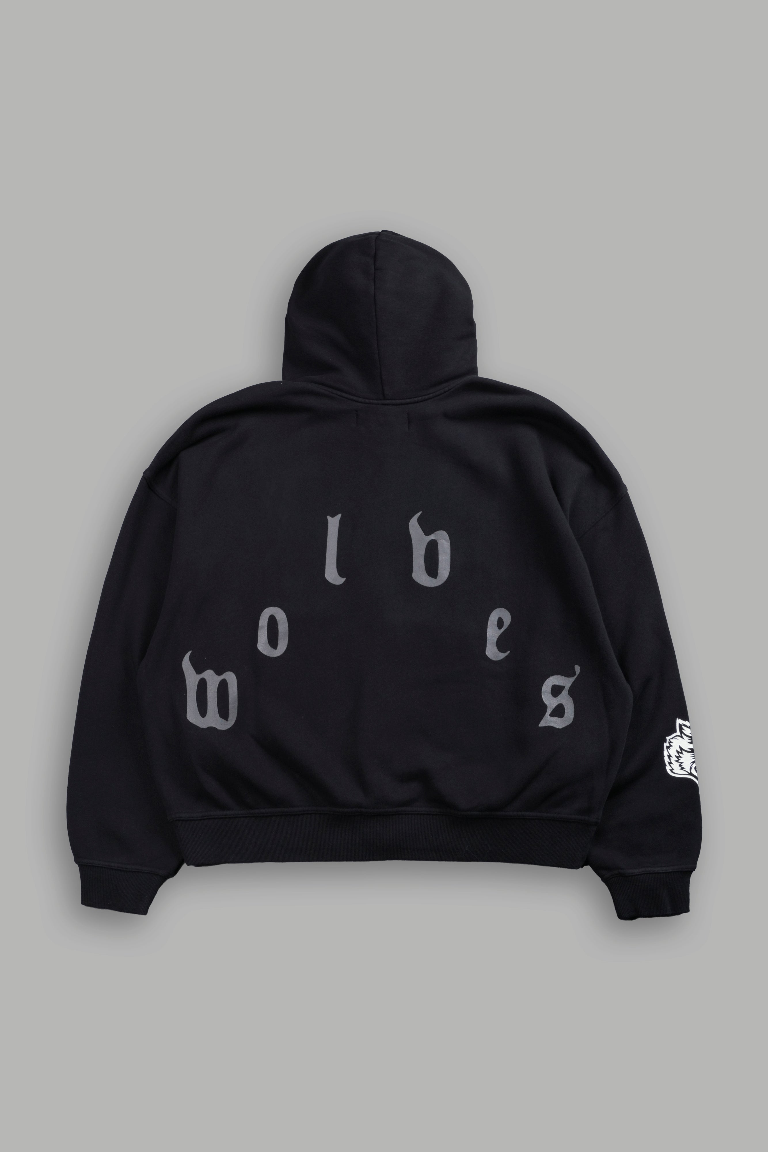 Heart of Thorns Vex Double Zip Hoodie in Black