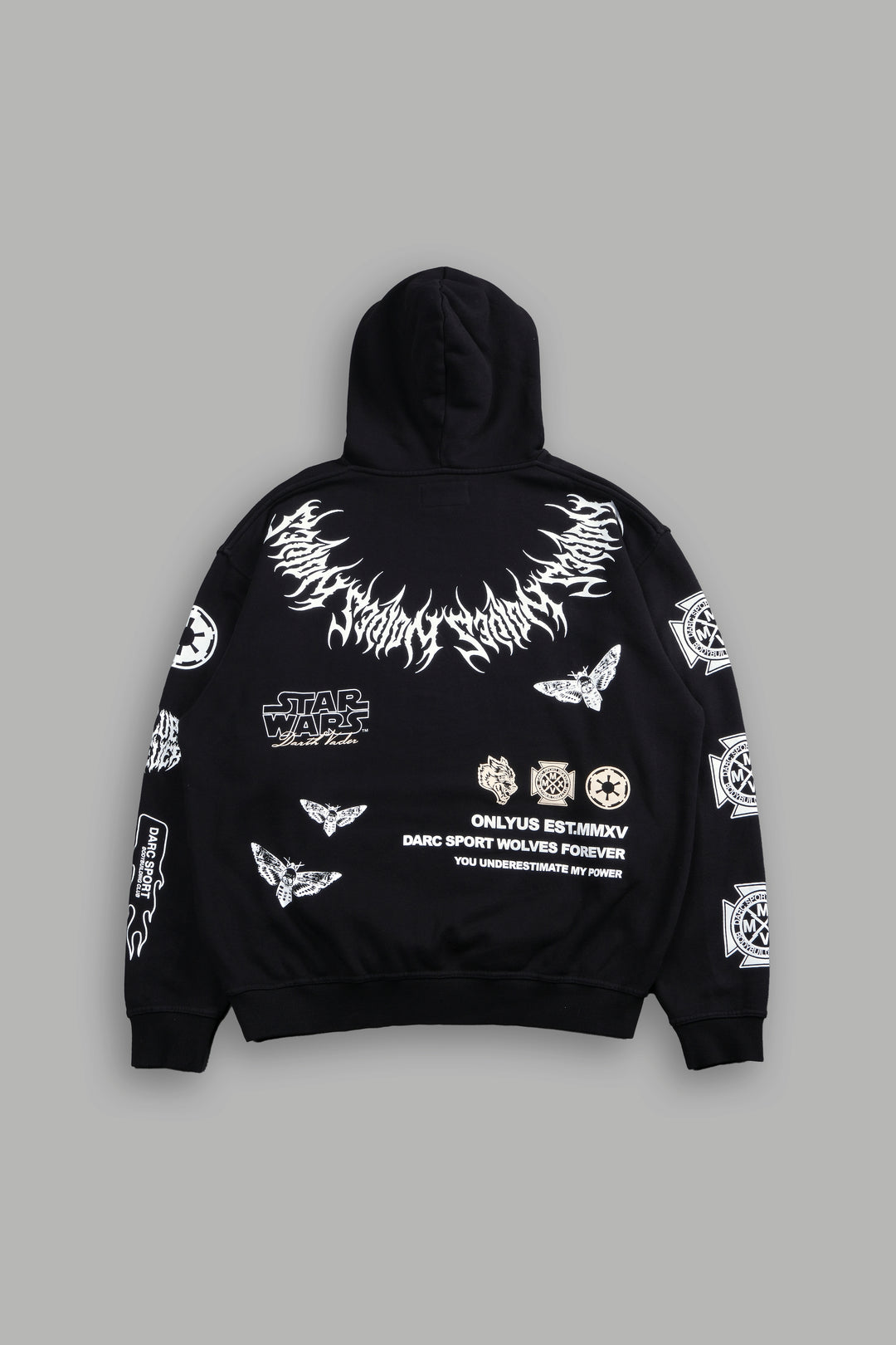 The Power of The Dark Side Vader "Pierce" Hoodie in Black