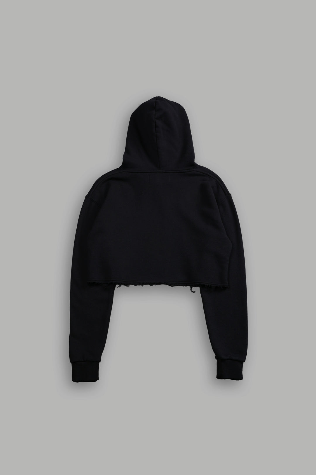 Wolf Pyramid "Pierce" Cropped Hoodie in Black