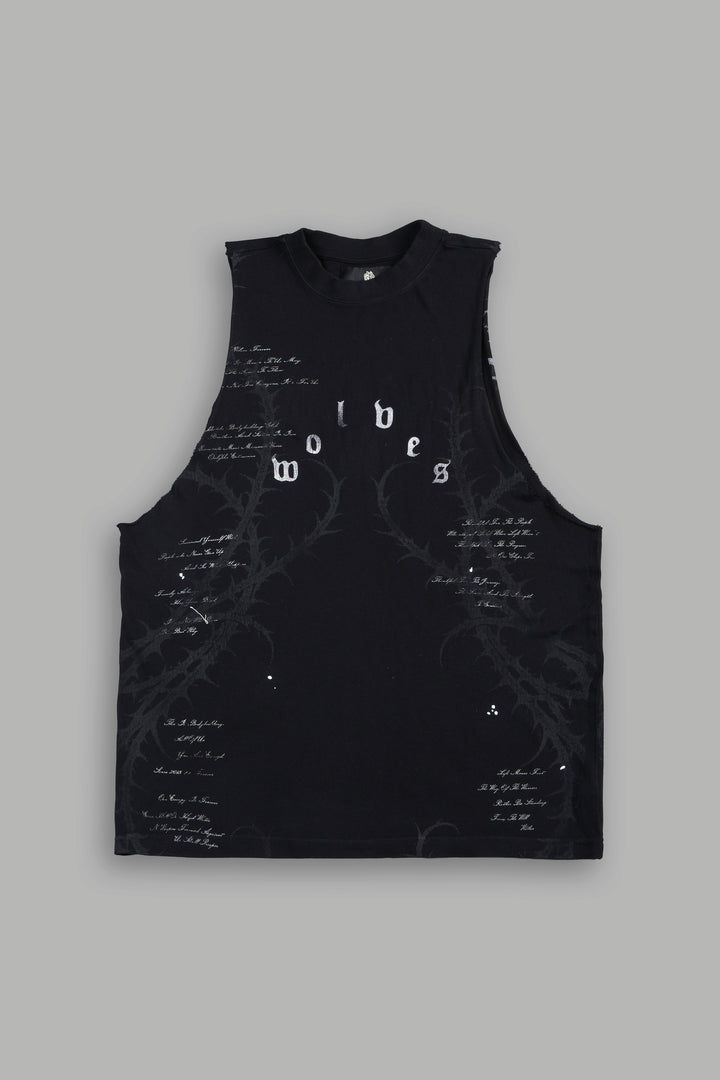 Thorns Frvr Tommy Muscle Tee In Black