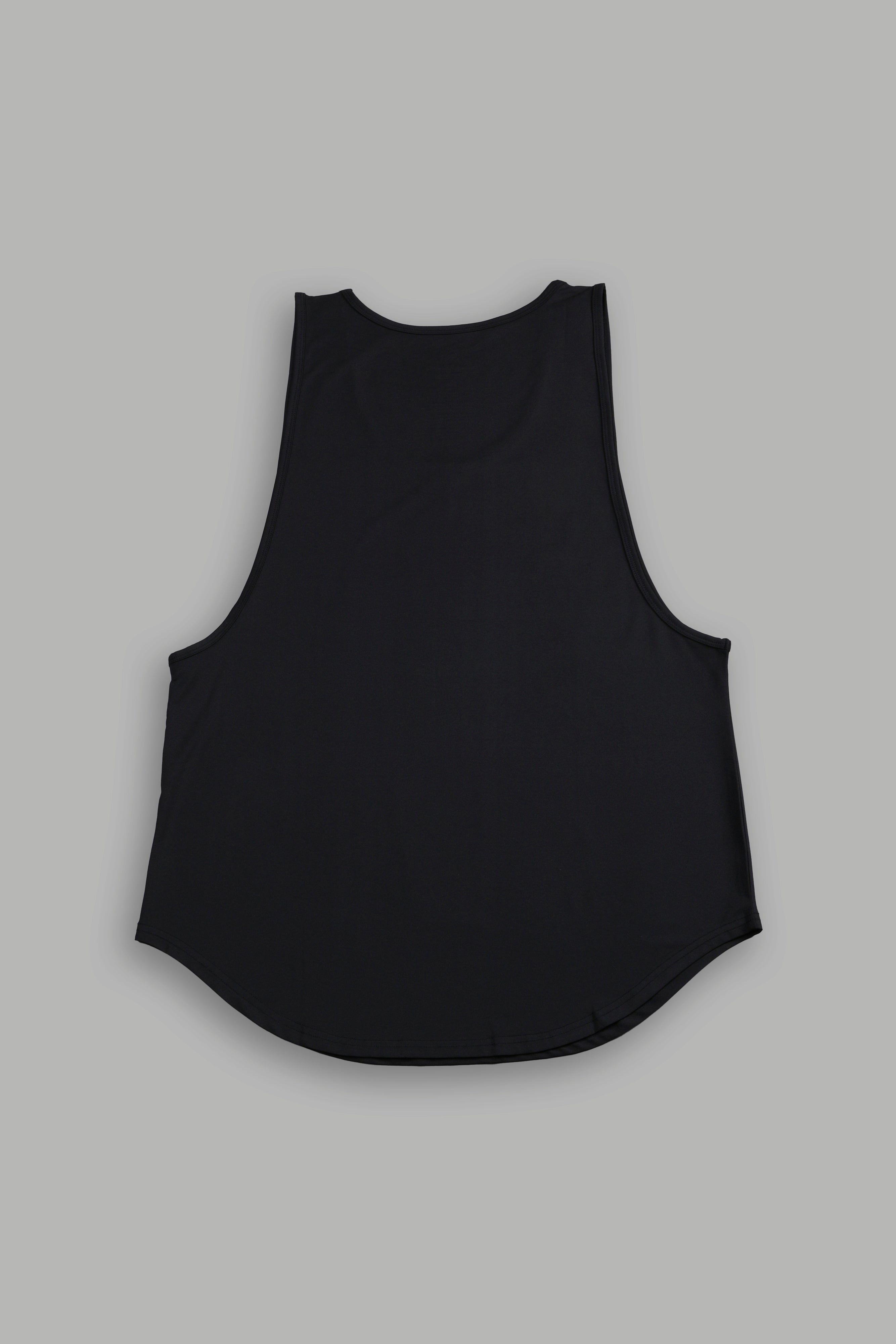 Us Forever "Dry Wolf" (Drop) Tank in Black