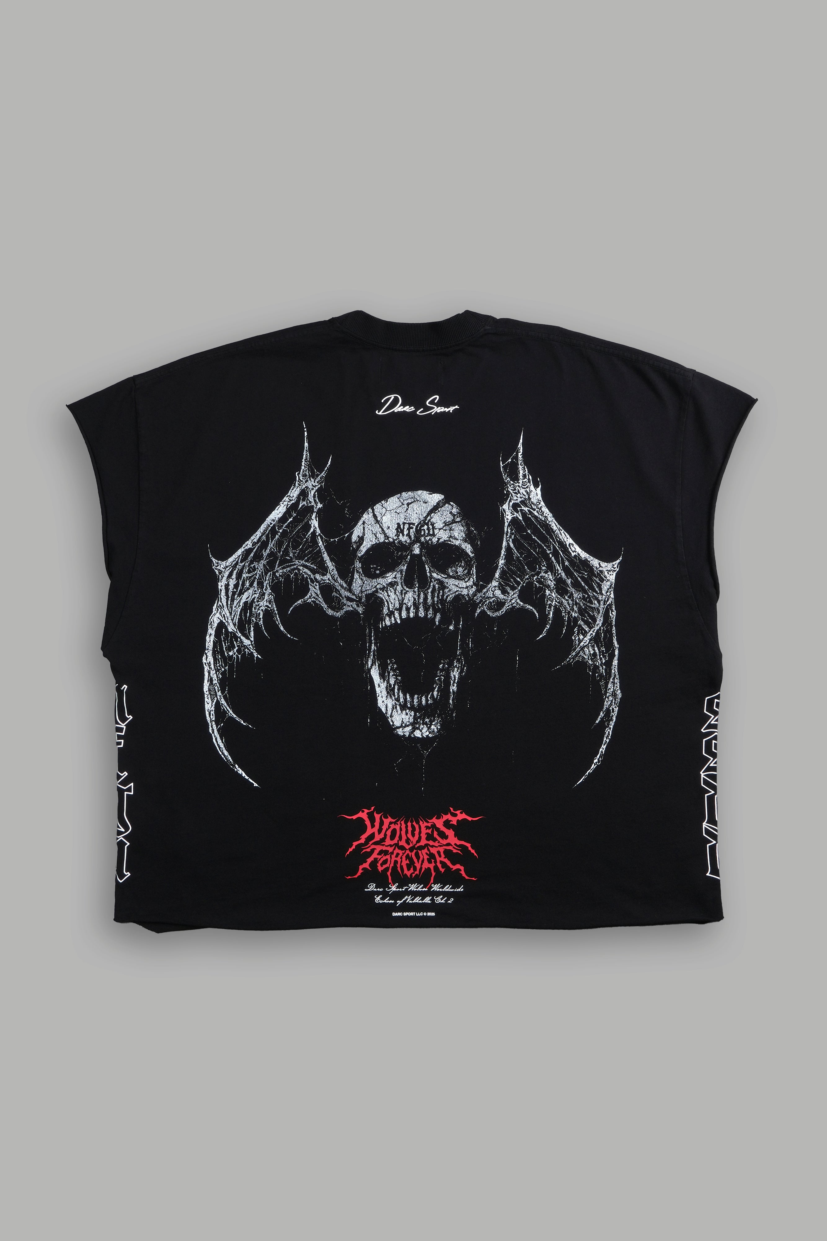 Darc Wings "Grunge" Cut Off Tee in Black