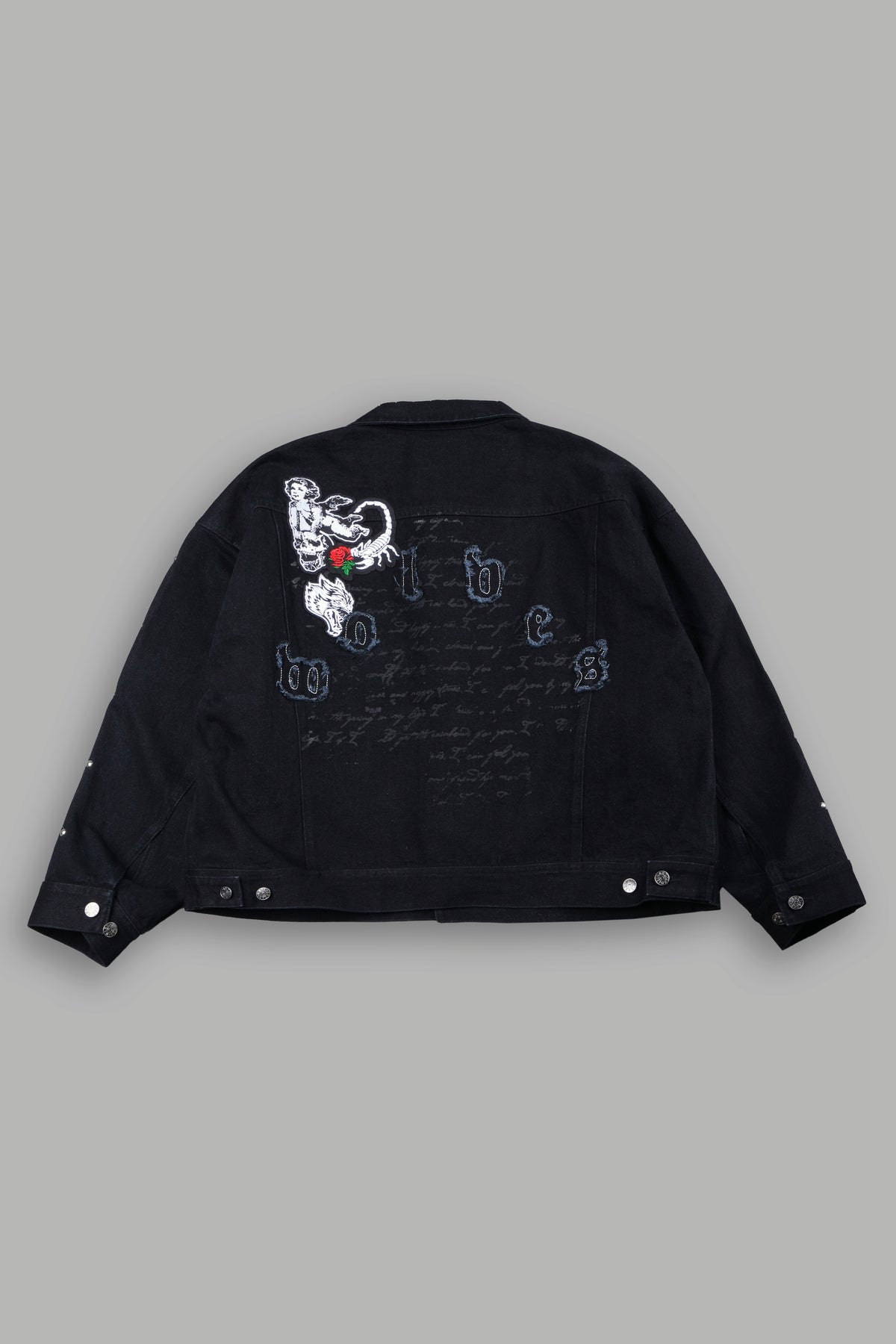 Wolves Heritage Jax Denim Jacket In Black