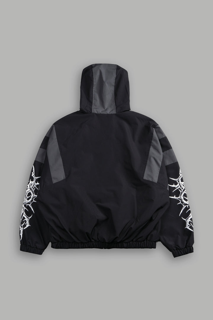 Thorns Brolic Unisex Track Jacket in Black/Wolf Gray