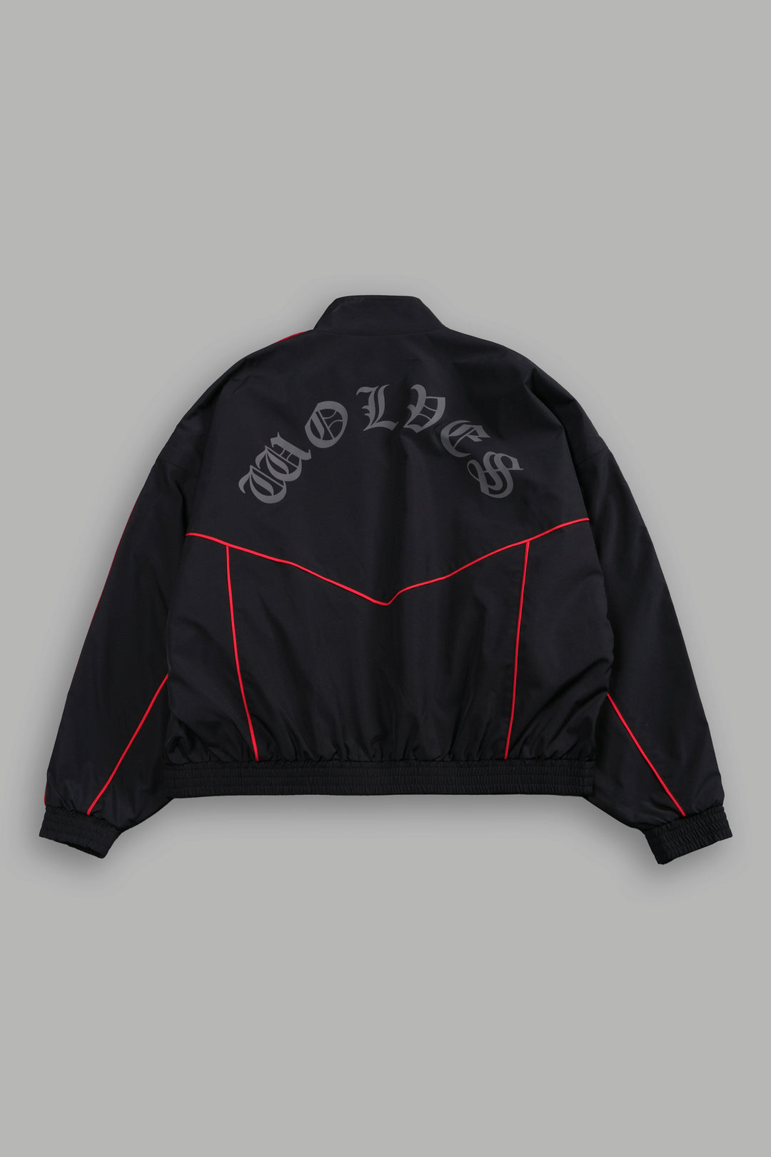Darc Sport Wolves Quinn Track Jacket in Black/Red