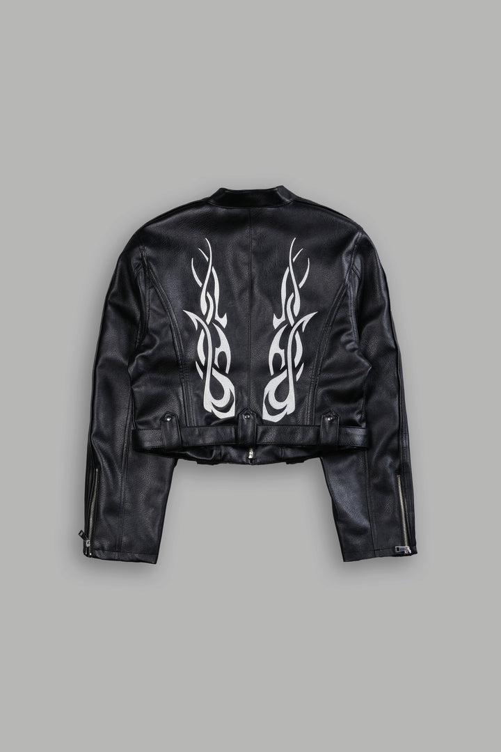 Wolf Chopper Finite Code Letty She Moto Jacket in Black