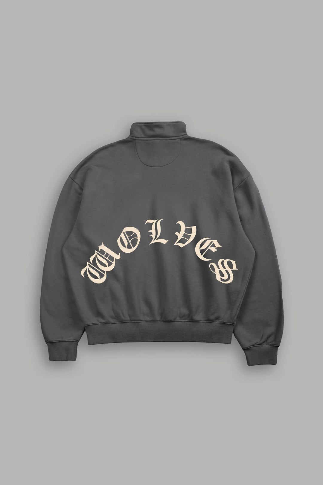 La Wolves V2 Duke 1/4 Zip Mock Neck in Wolf Gray