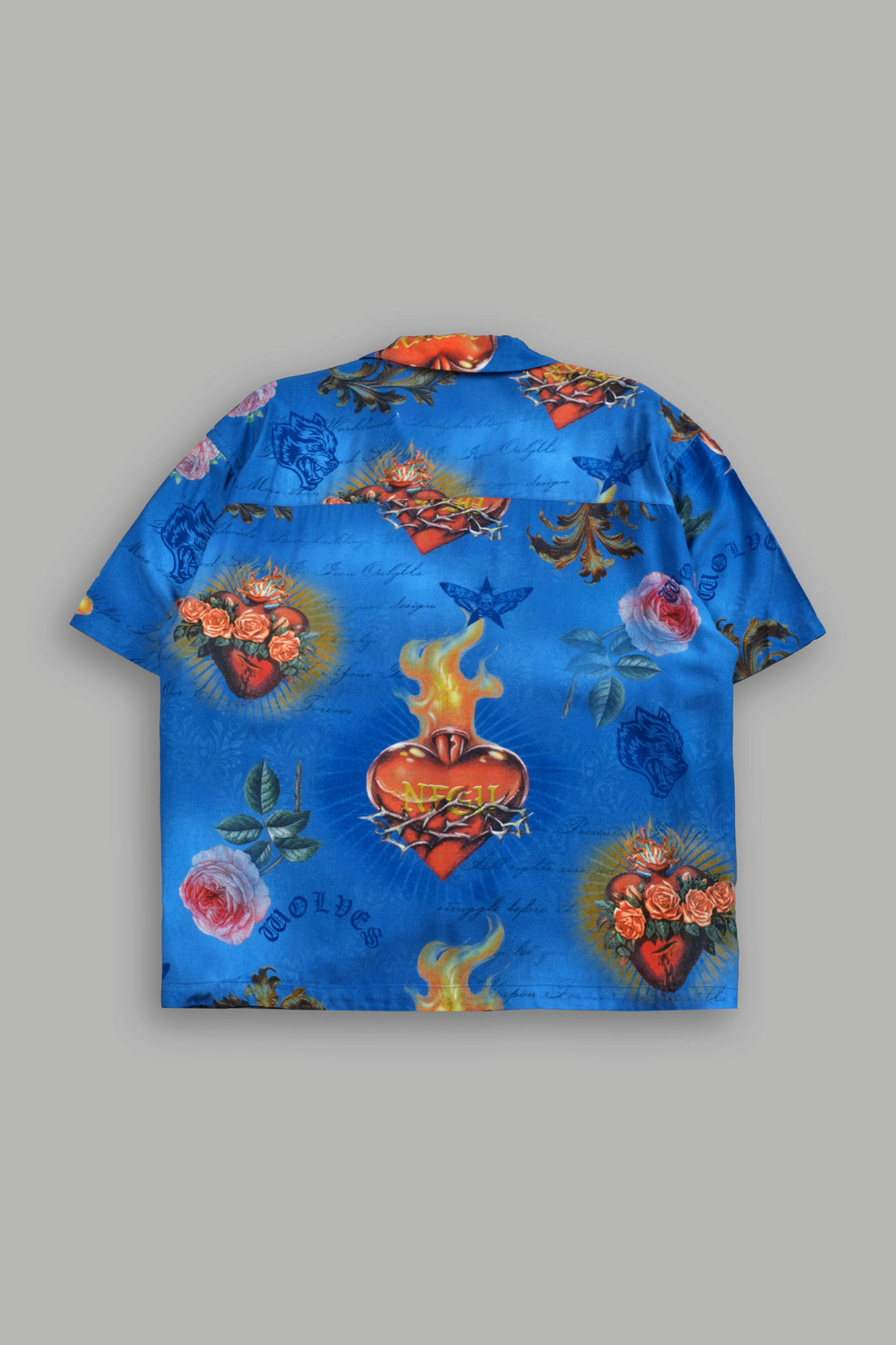 Sacred Path Mid-Length Button Up in Corazon de Fuego