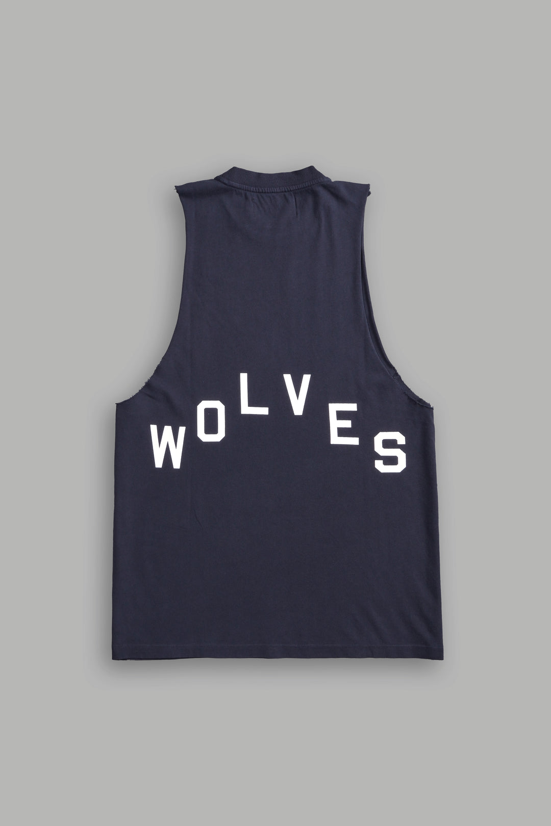 Wolves Pyramid "Tommy" Muscle Tee in Midnight Blue