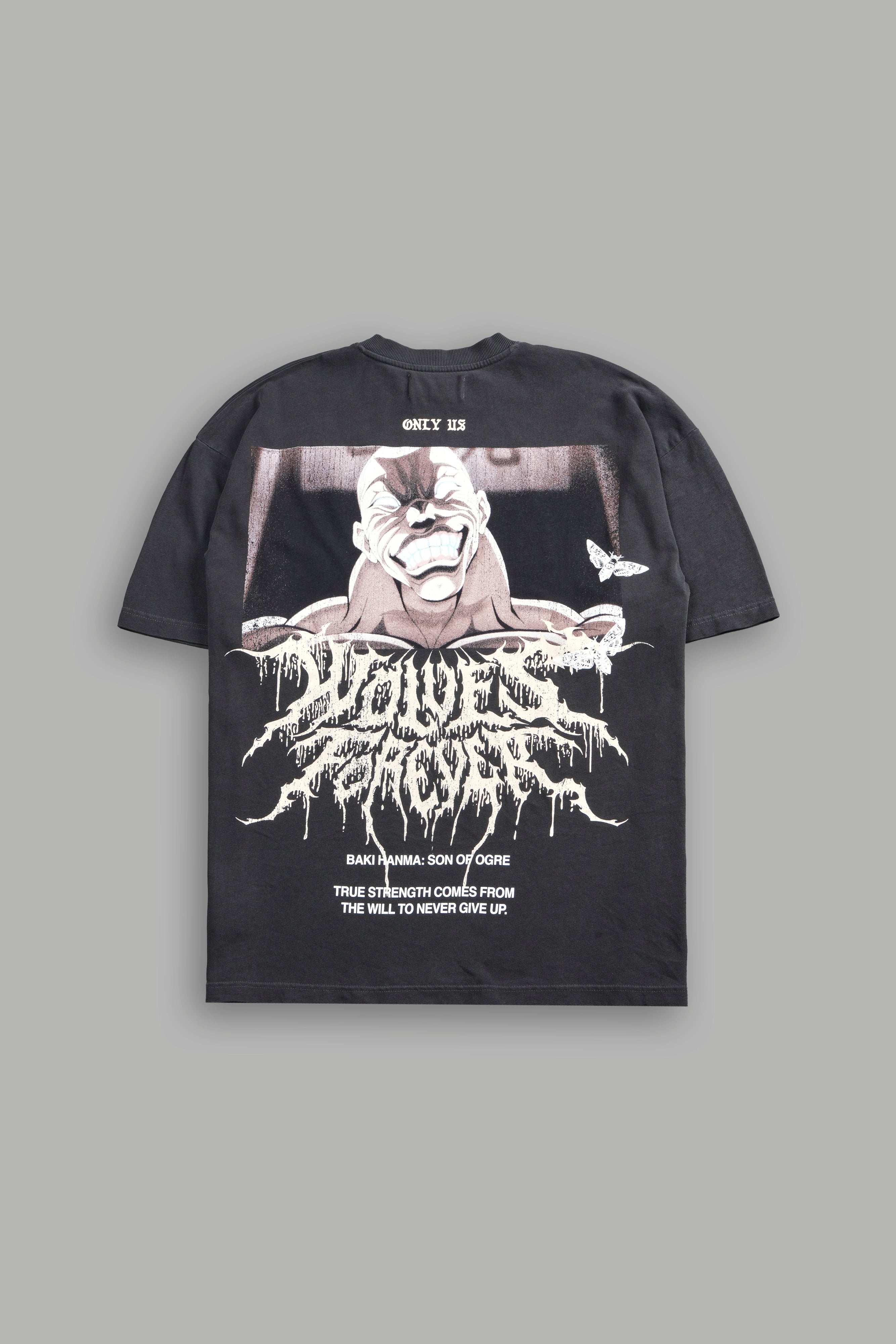 Jack Hammer "Premium" Oversized Tee in Wolf Gray