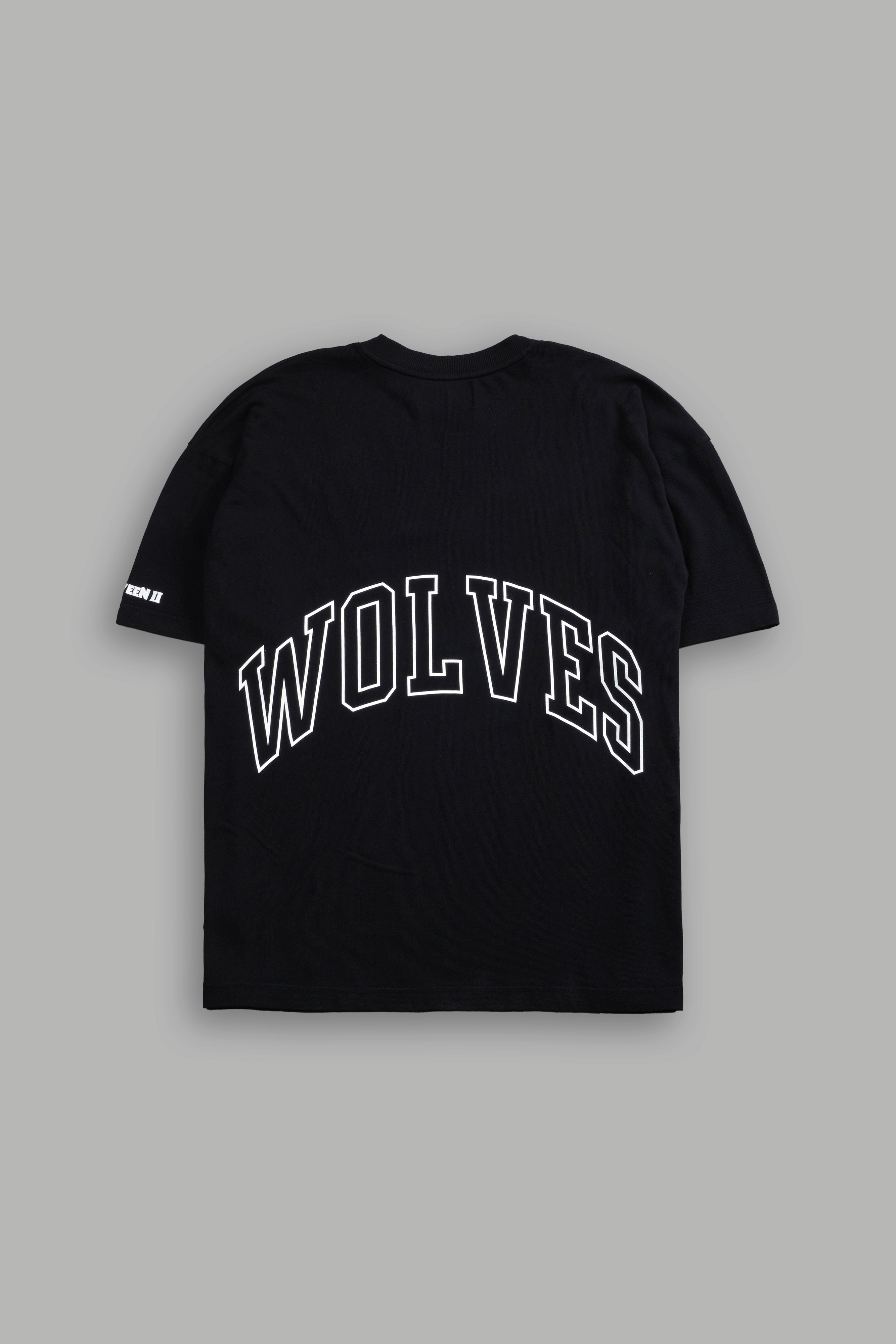 Nowhere to Run "Premium" Oversized Tee in Black Drift Wash