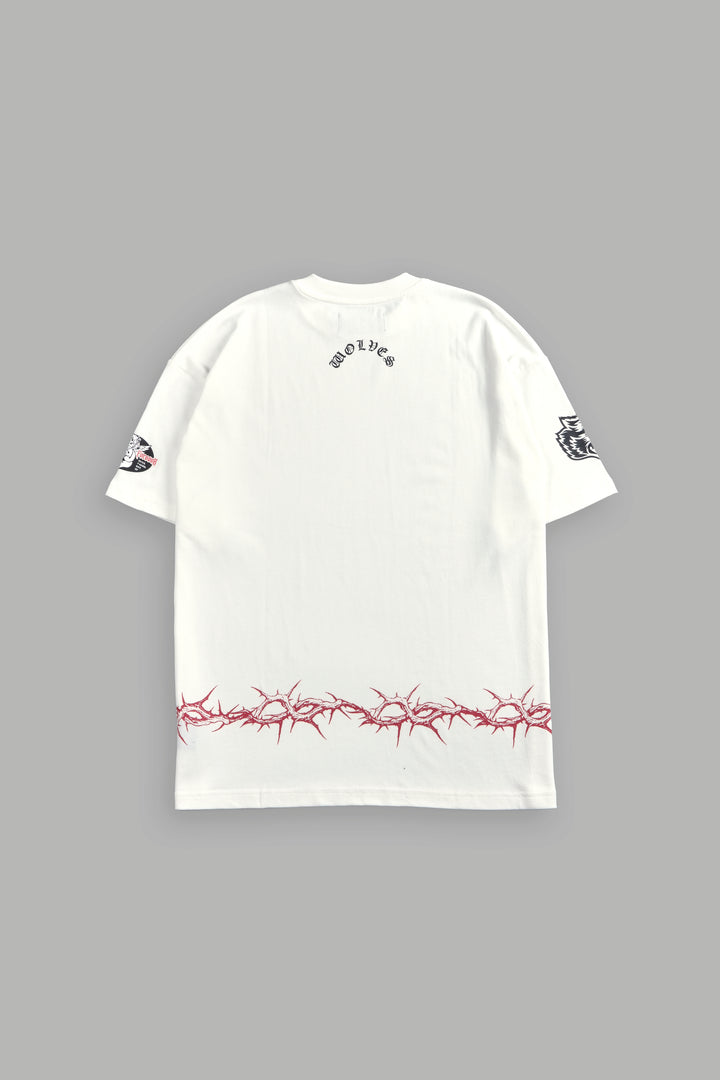 Drip Hesh "Premium" Oversized Tee in Cream
