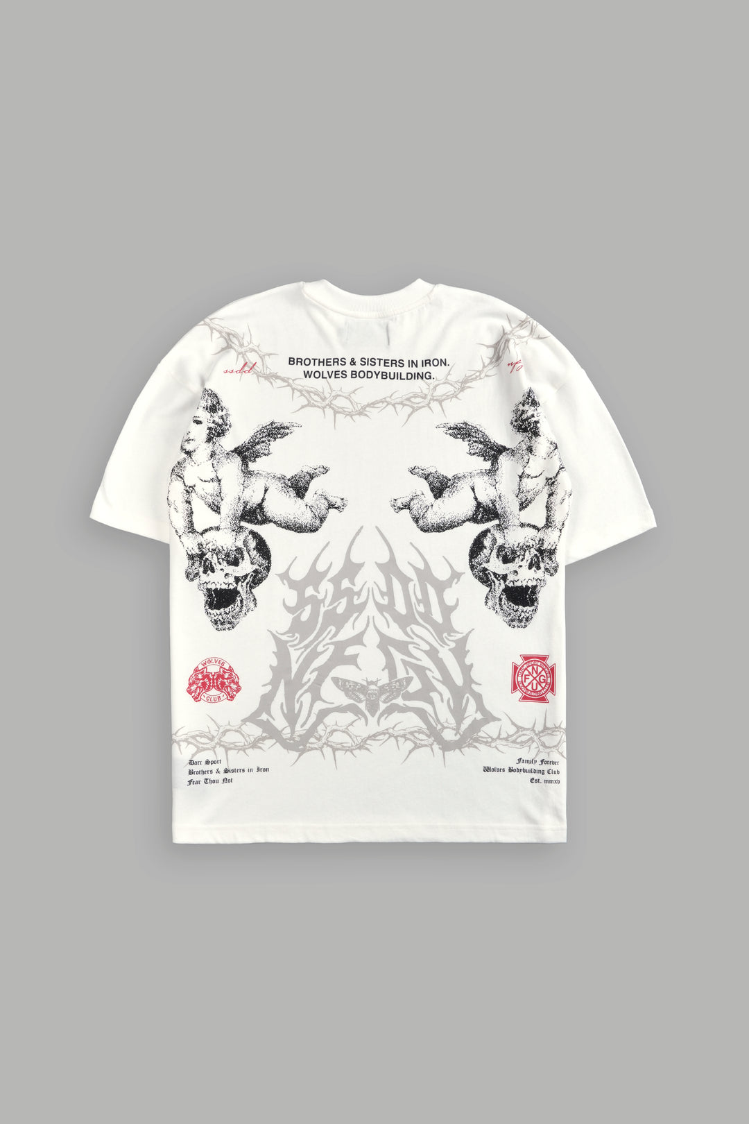 Messengers "Premium" Oversized Tee in Cream