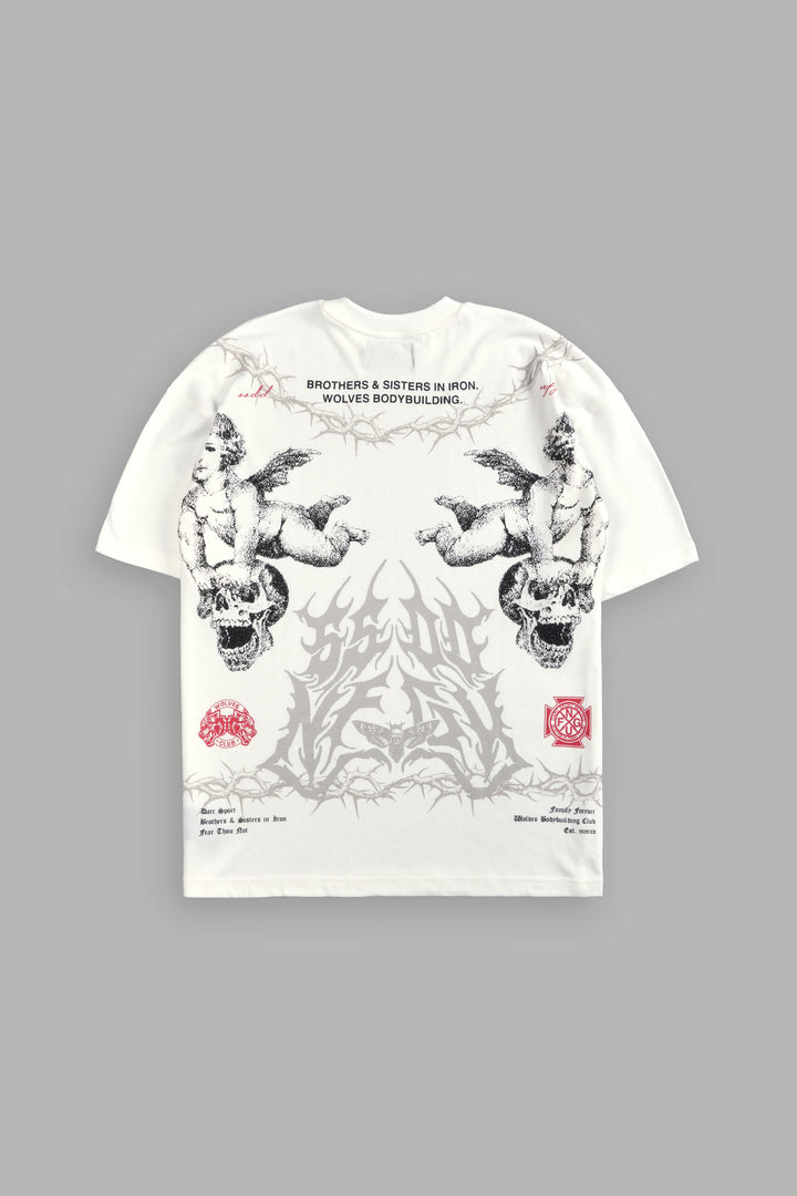 Messengers "Premium" Oversized Tee in Cream