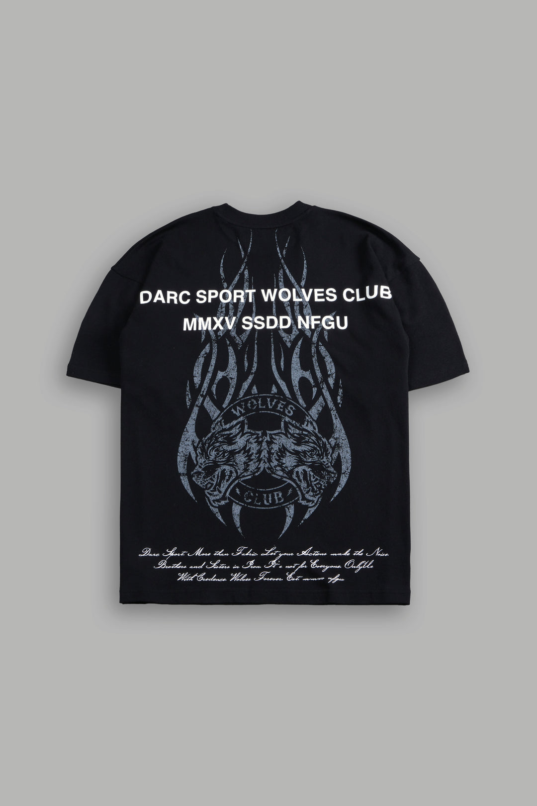 Finite Flame "Premium" Oversized Tee in Black