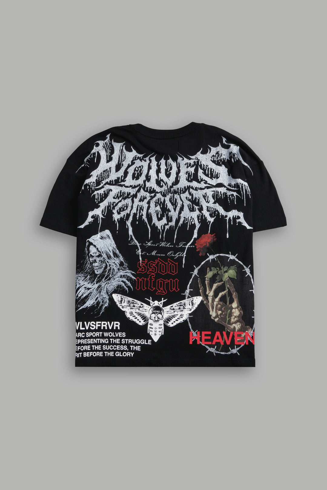 Darc Cherish "Premium" Oversized Tee in Black