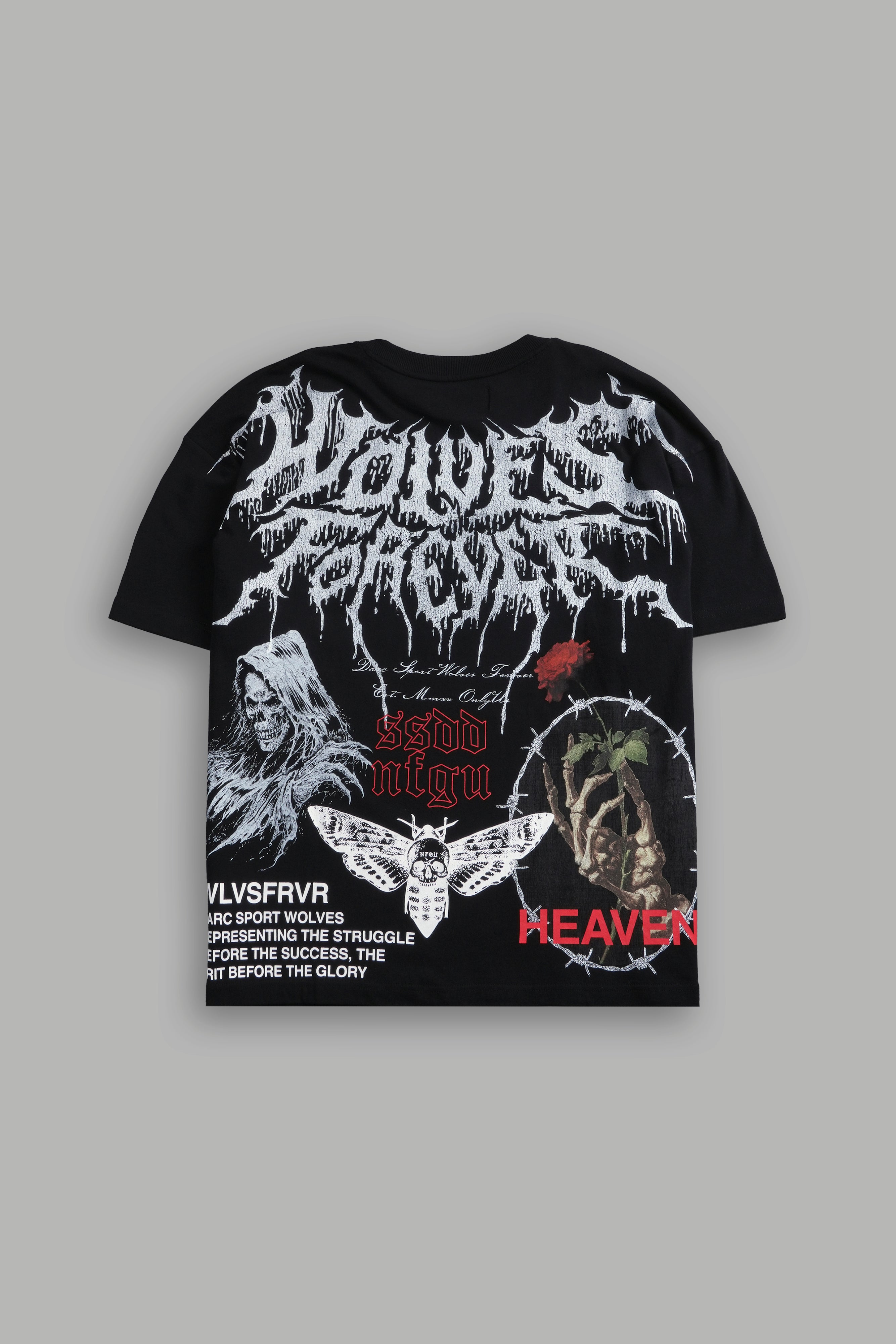 Darc Cherish "Premium" Oversized Tee in Black