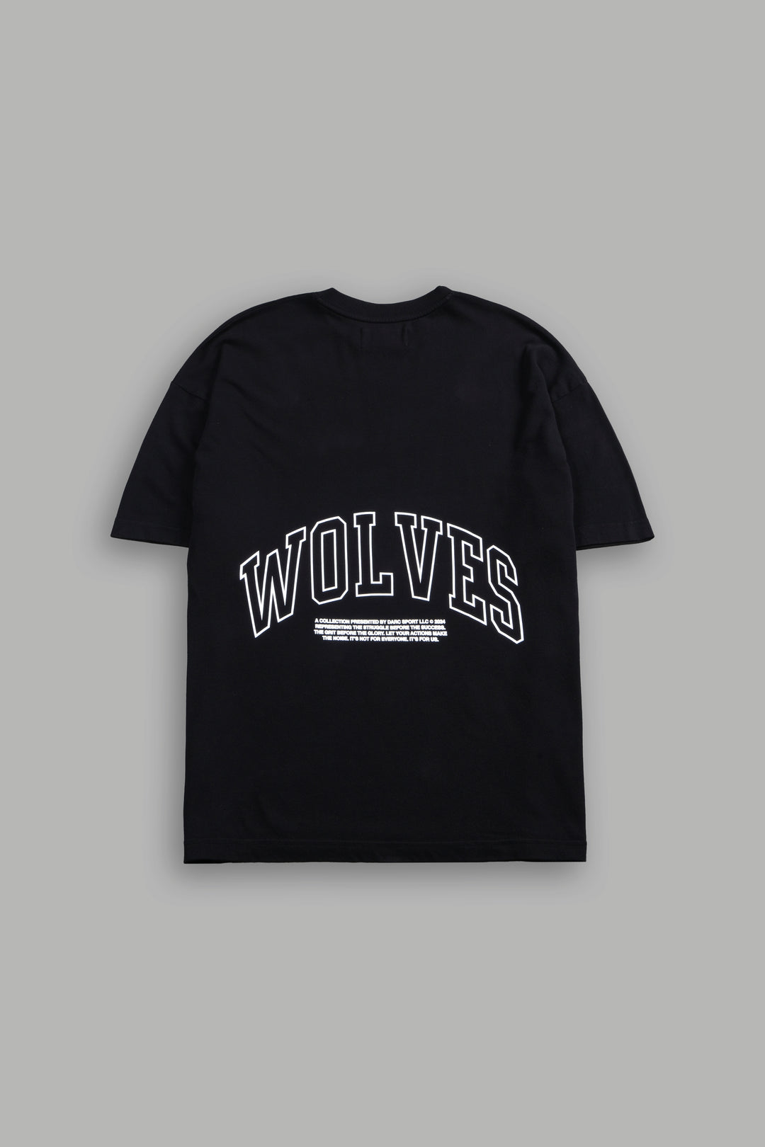 Rock V2 "Premium" Oversized Tee in Black