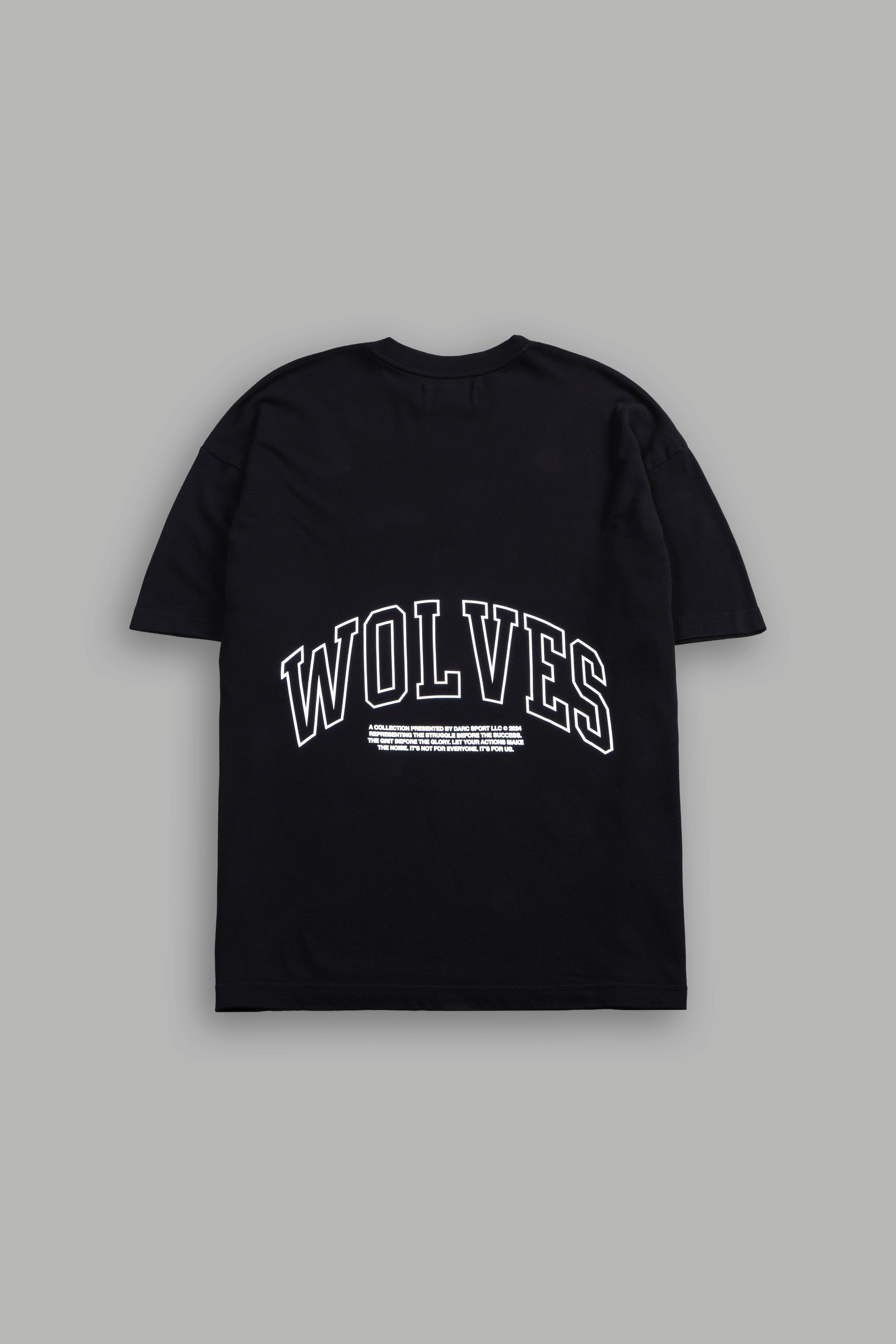 Rock V2 "Premium" Oversized Tee in Black
