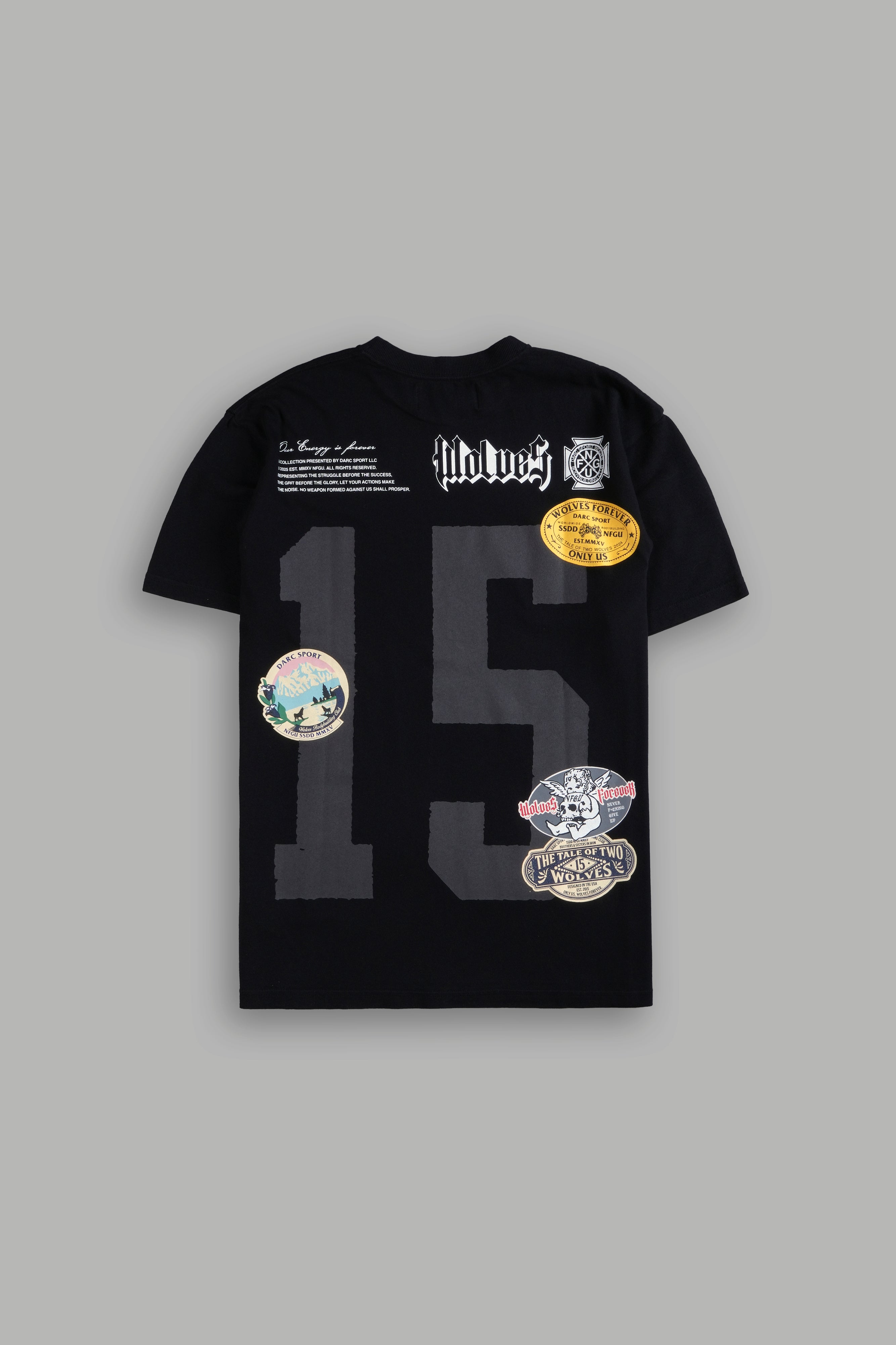 Our Badges "Premium Classic" Tee in Black