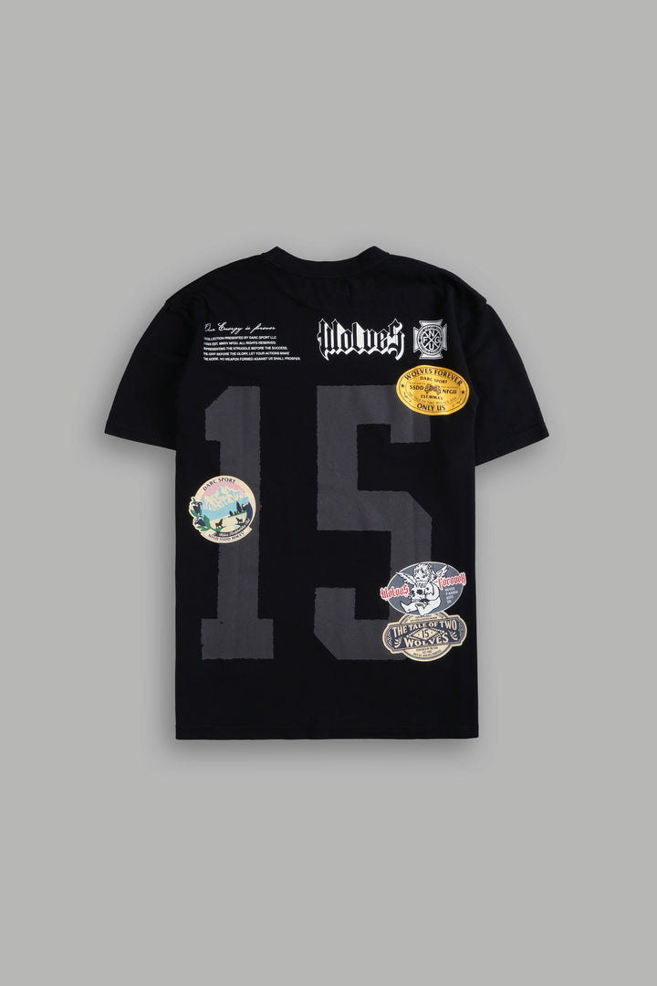 Our Badges "Premium Classic" Tee in Black