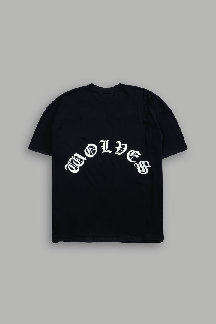 Inner Darkness Premium Oversized Tee in Black