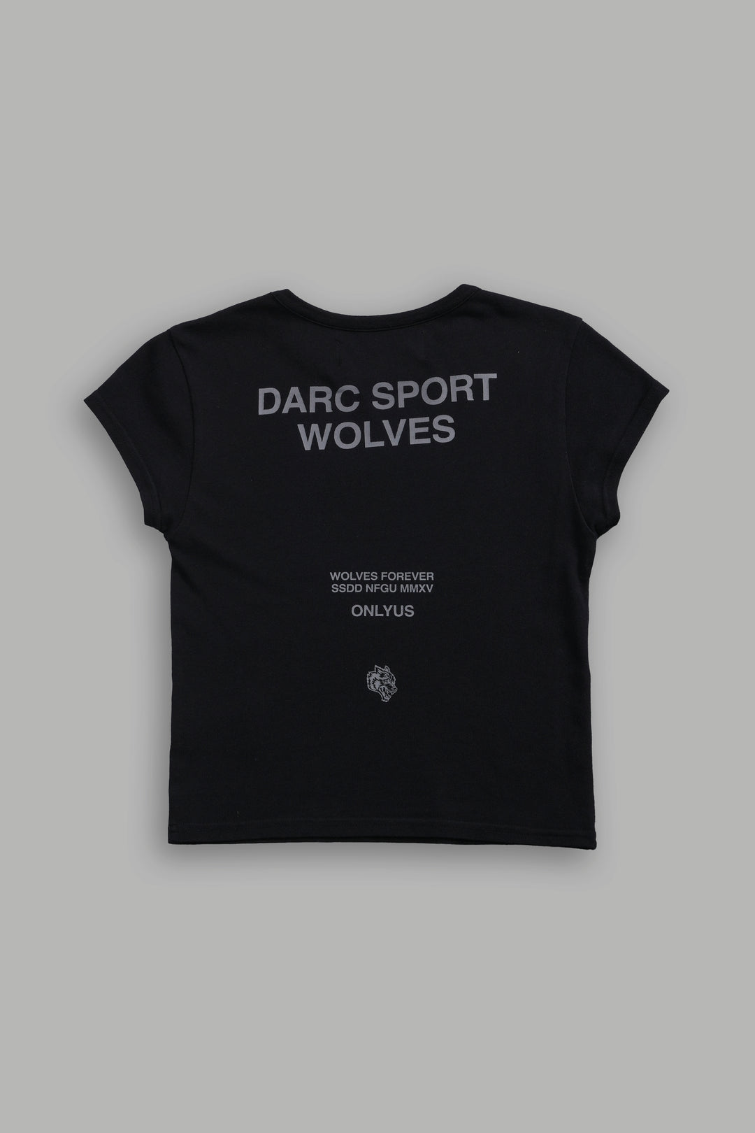 Darc Sport Wolves "Baby" Tee in Black/Black