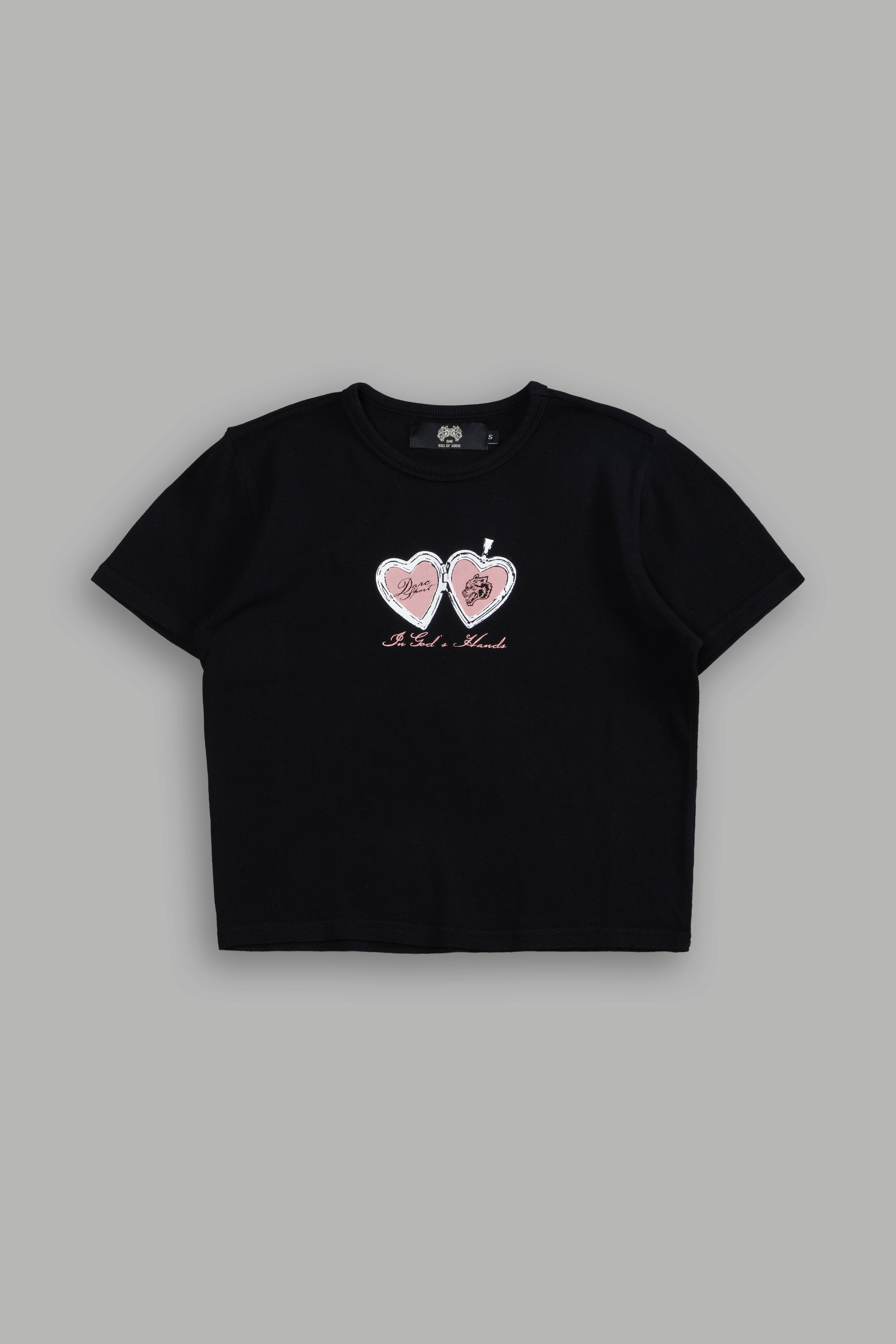 Wolves Locket "Timeless" Tee in Black