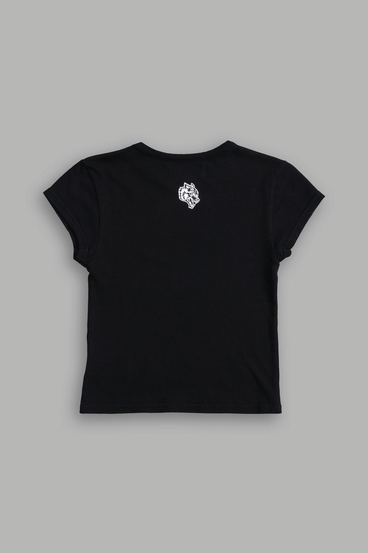 The Queen "Baby" Tee in Black