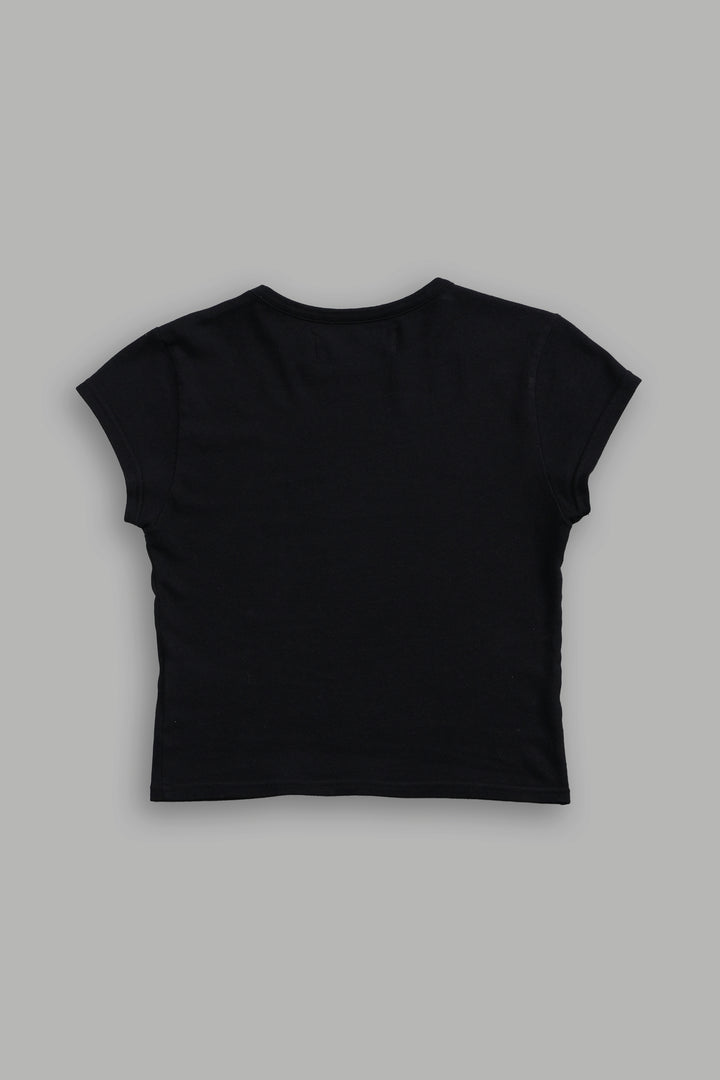 She Warrior "Baby" Tee in Black