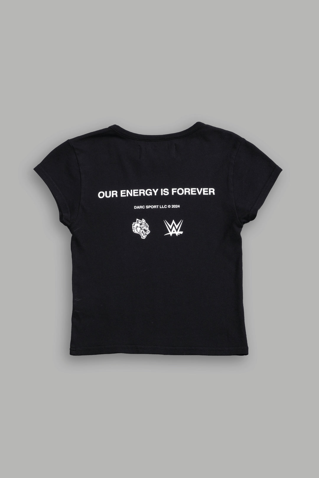 Moth Forever Baby Tee in Black